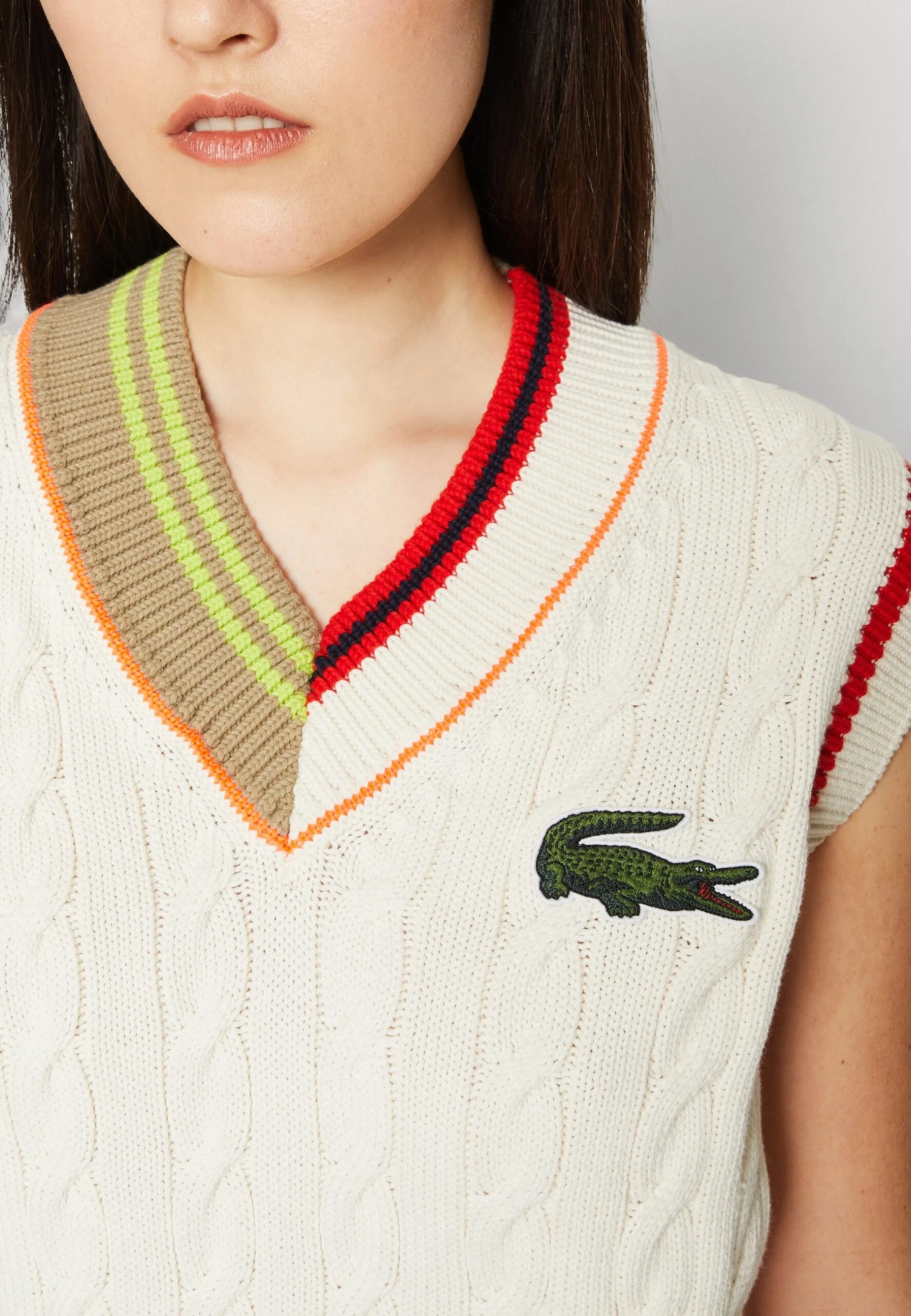 Lacoste T-Shirt Imprimé - Lapland/Multico – Image 6