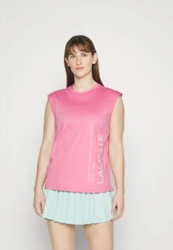 Lacoste Sport Tank Active - T-Shirt Imprimé - Reseda Pink