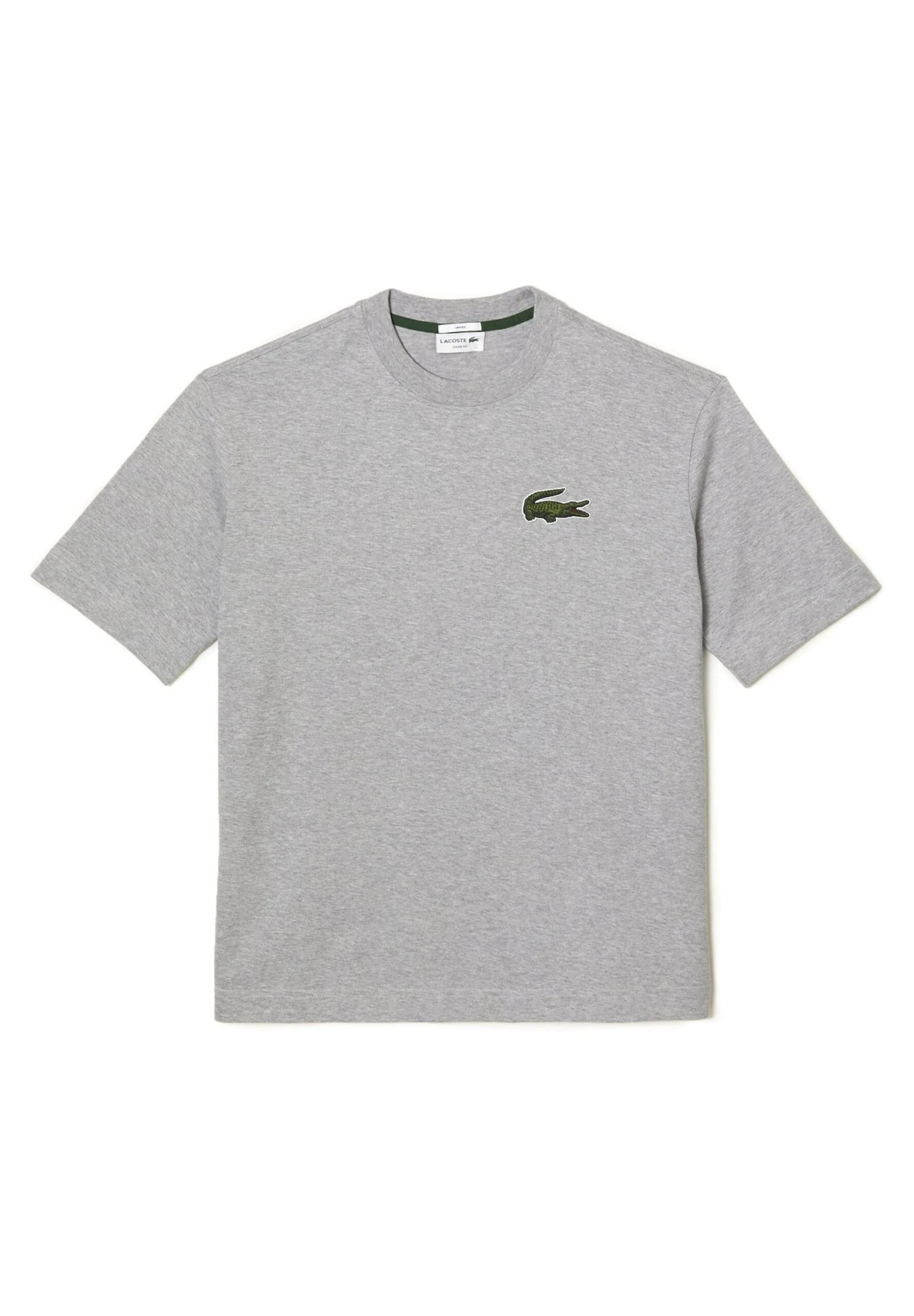 Lacoste Tee-Homme - T-Shirt Basique - Gris Chiné – Image 4