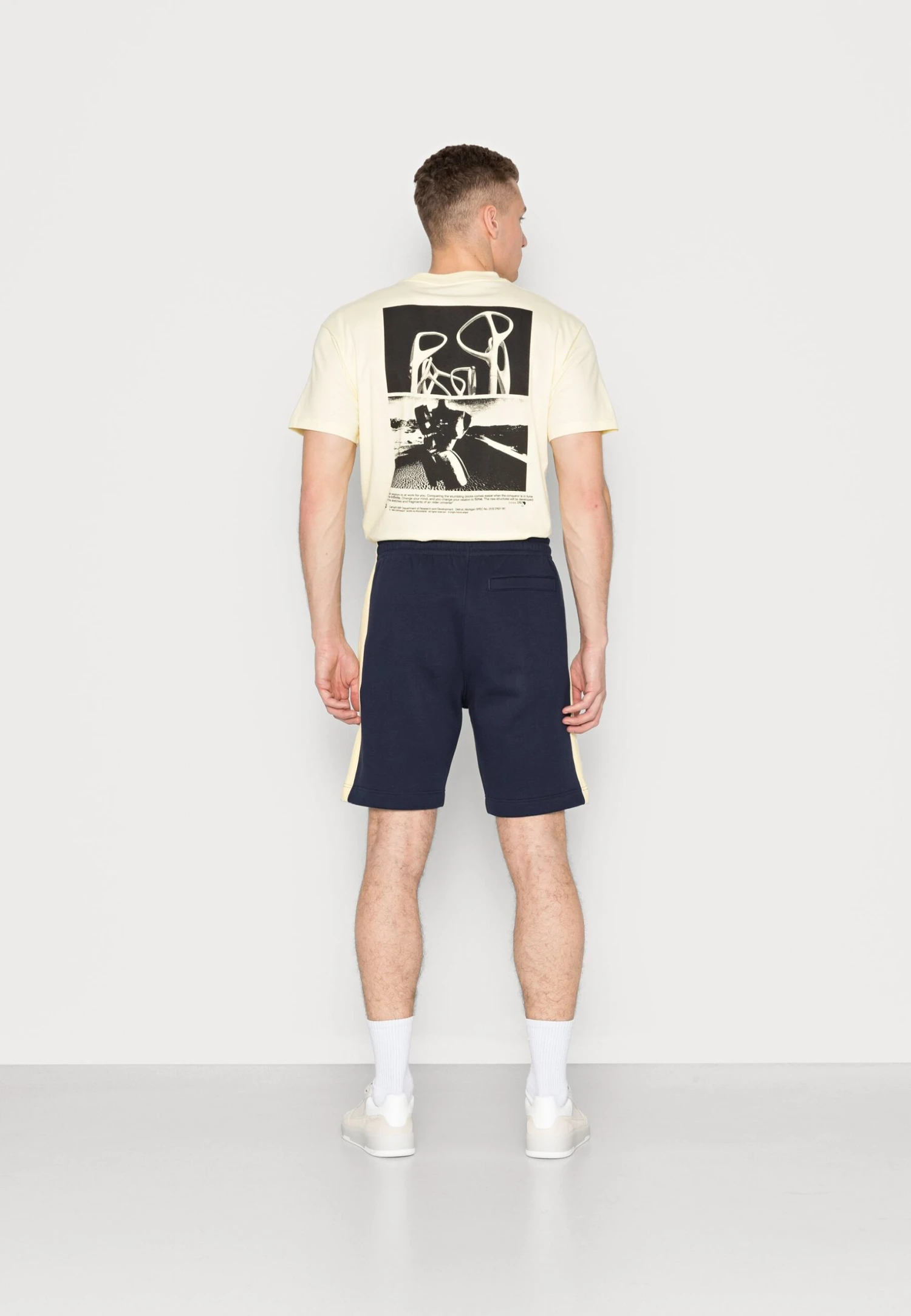 Lacoste Unisex - Pantalon De Survêtement - Marine/Jaune – Image 3