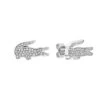 Lacoste Crocodile - Boucles D'Oreilles - Silber