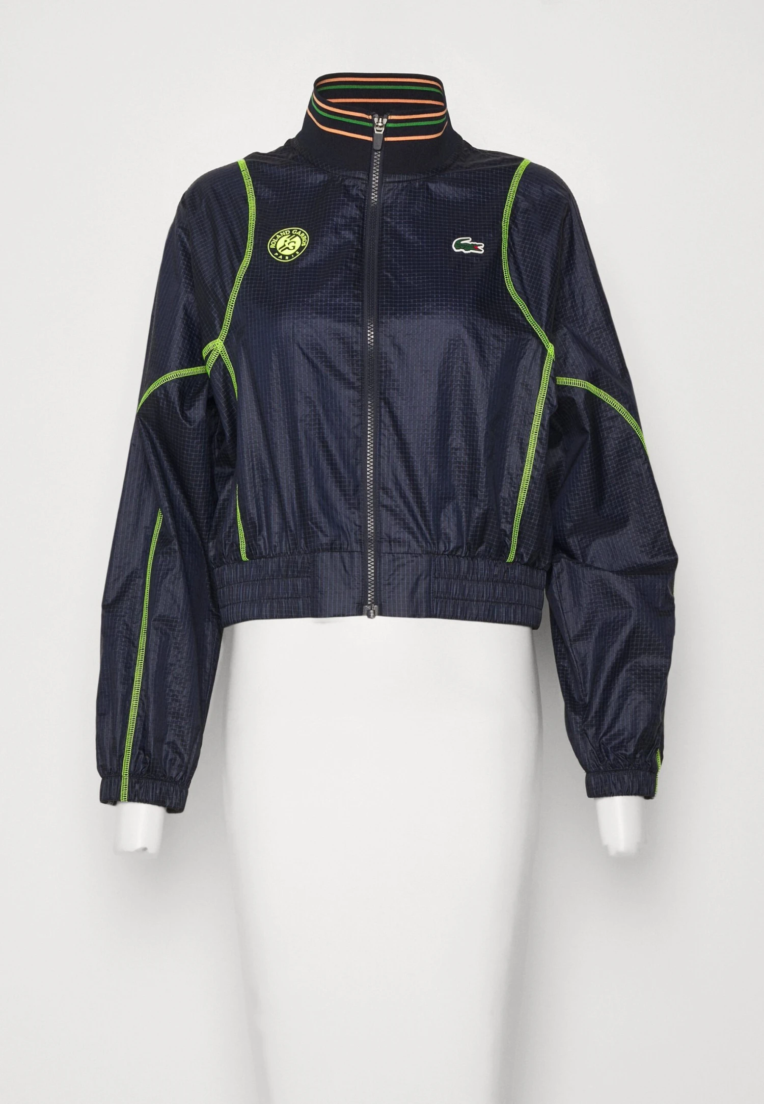 Lacoste Sport Tennis Jacket - Veste Imperméable - Navy Blue/Electric Yellow – Image 4