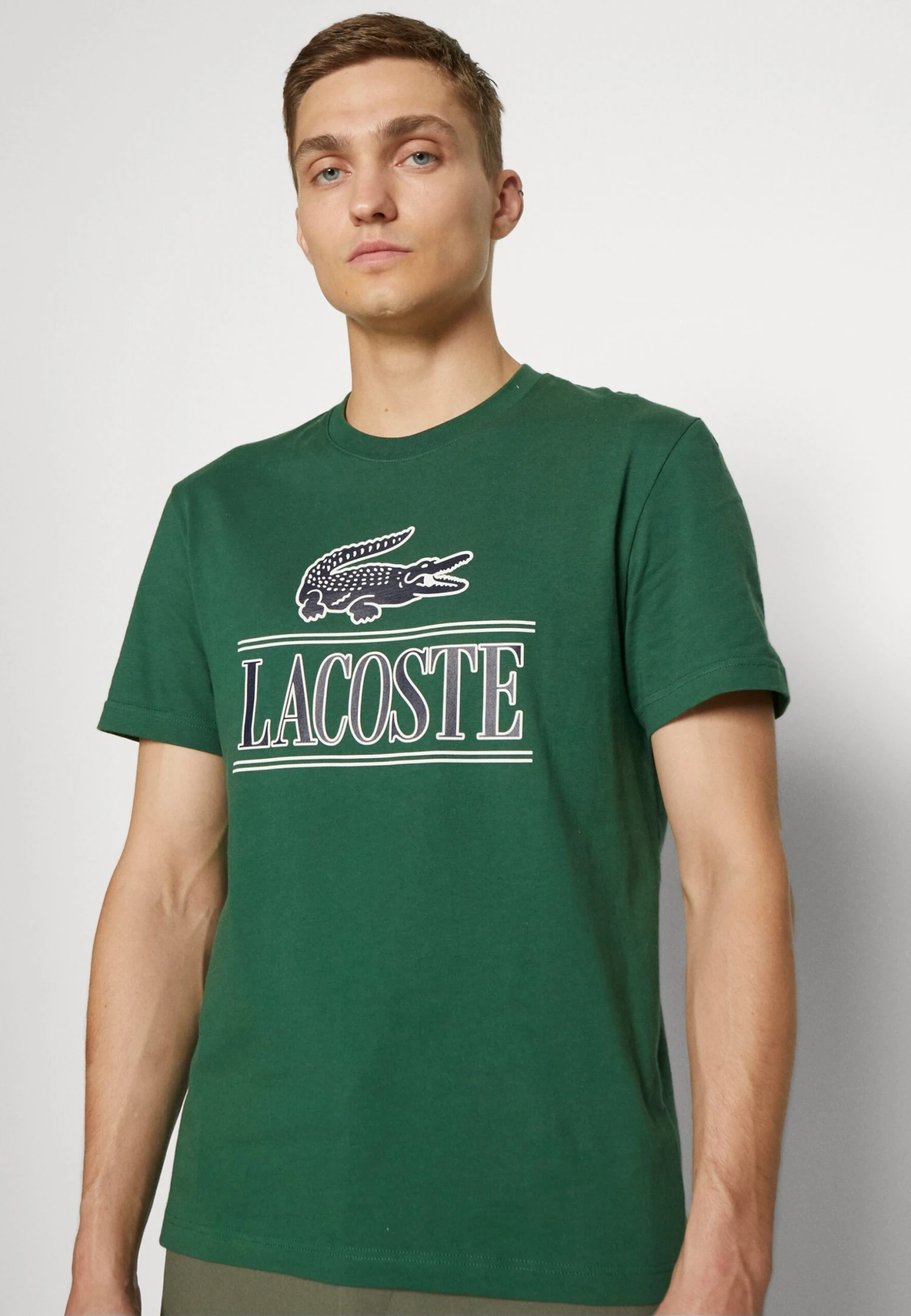 Lacoste Unisex - T-Shirt Imprimé - Vert – Image 6