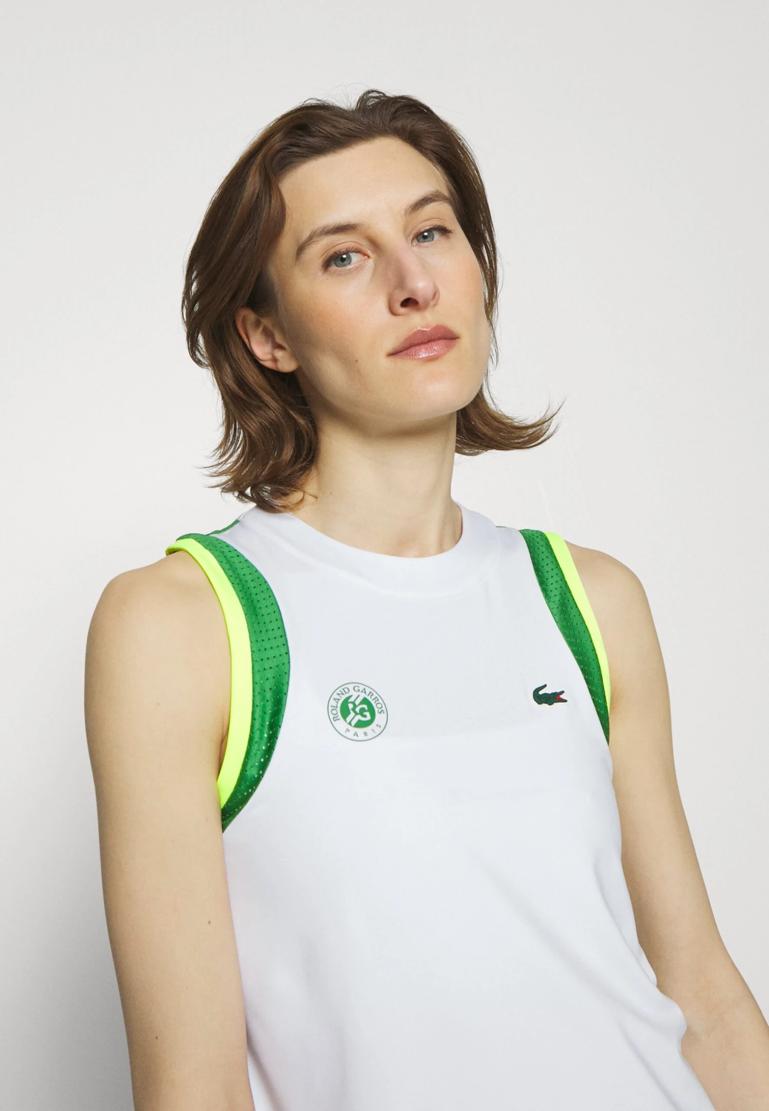 Lacoste Sport Tennis Tank - Débardeur - White/Tarragon – Image 4