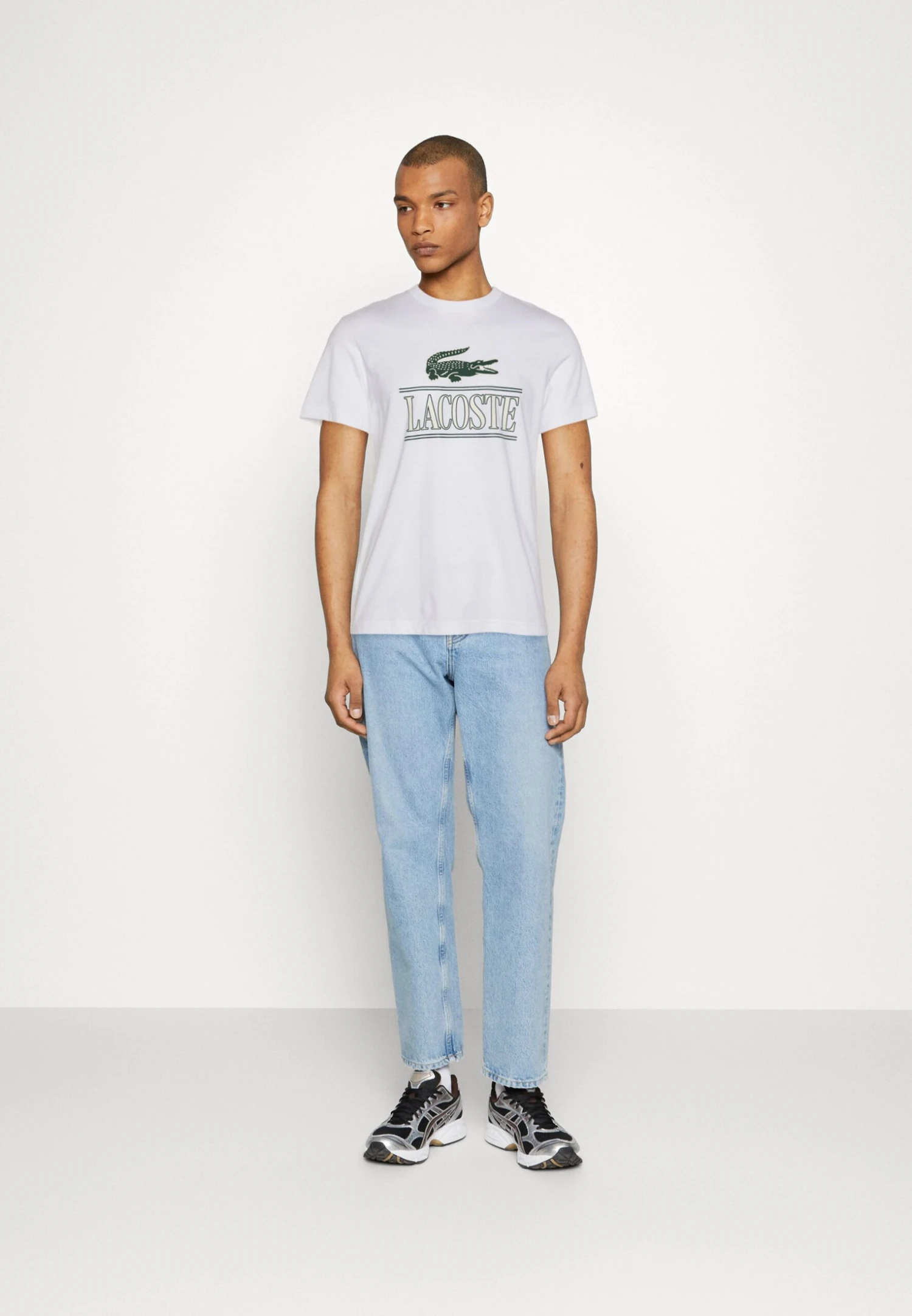Lacoste Unisex - T-Shirt Imprimé - White – Image 2