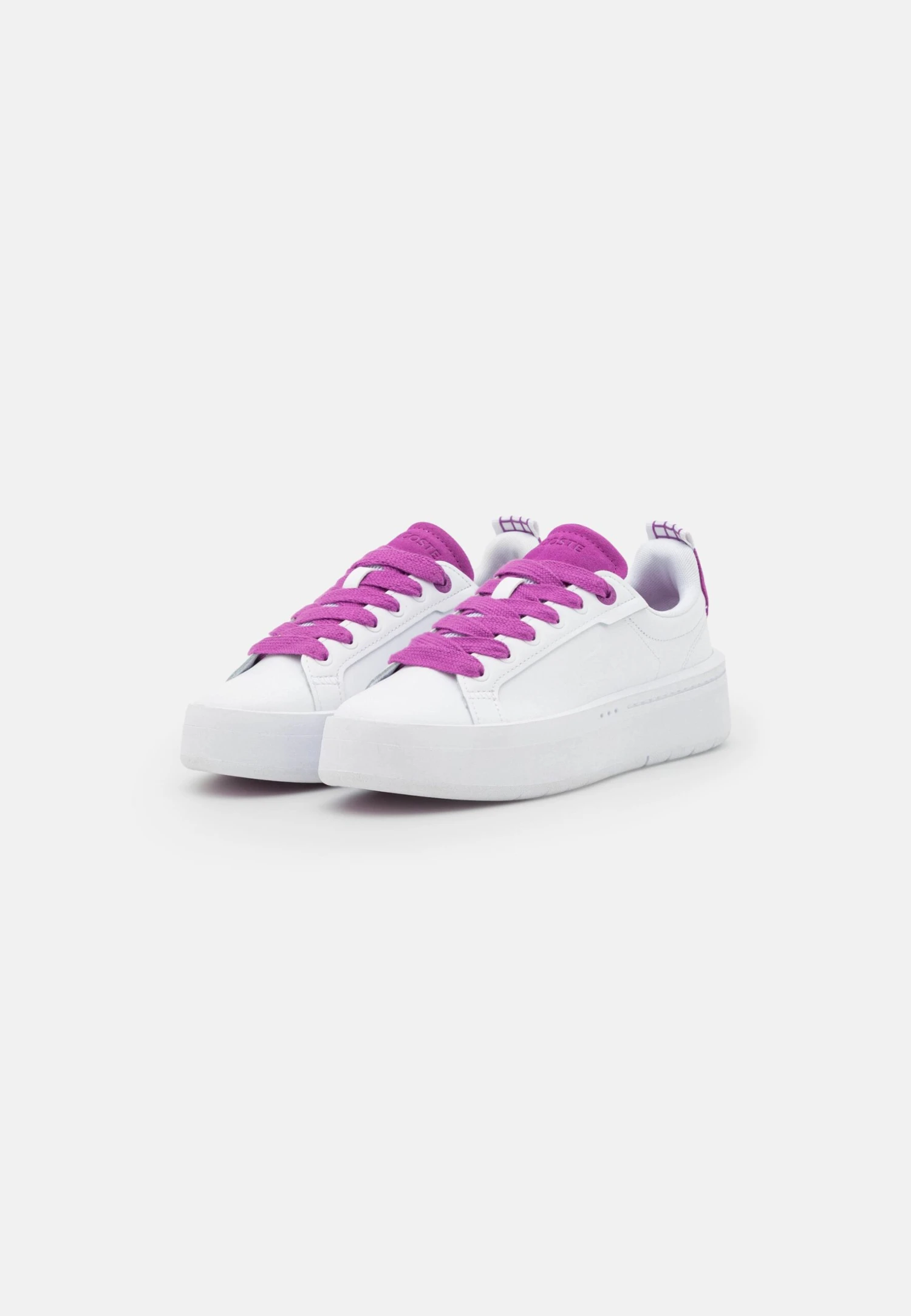 Lacoste Carnaby Plat - Baskets Basses - White/Purple – Image 3