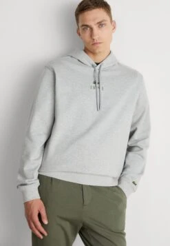 Lacoste Unisex - Sweat À Capuche - Silver Chine