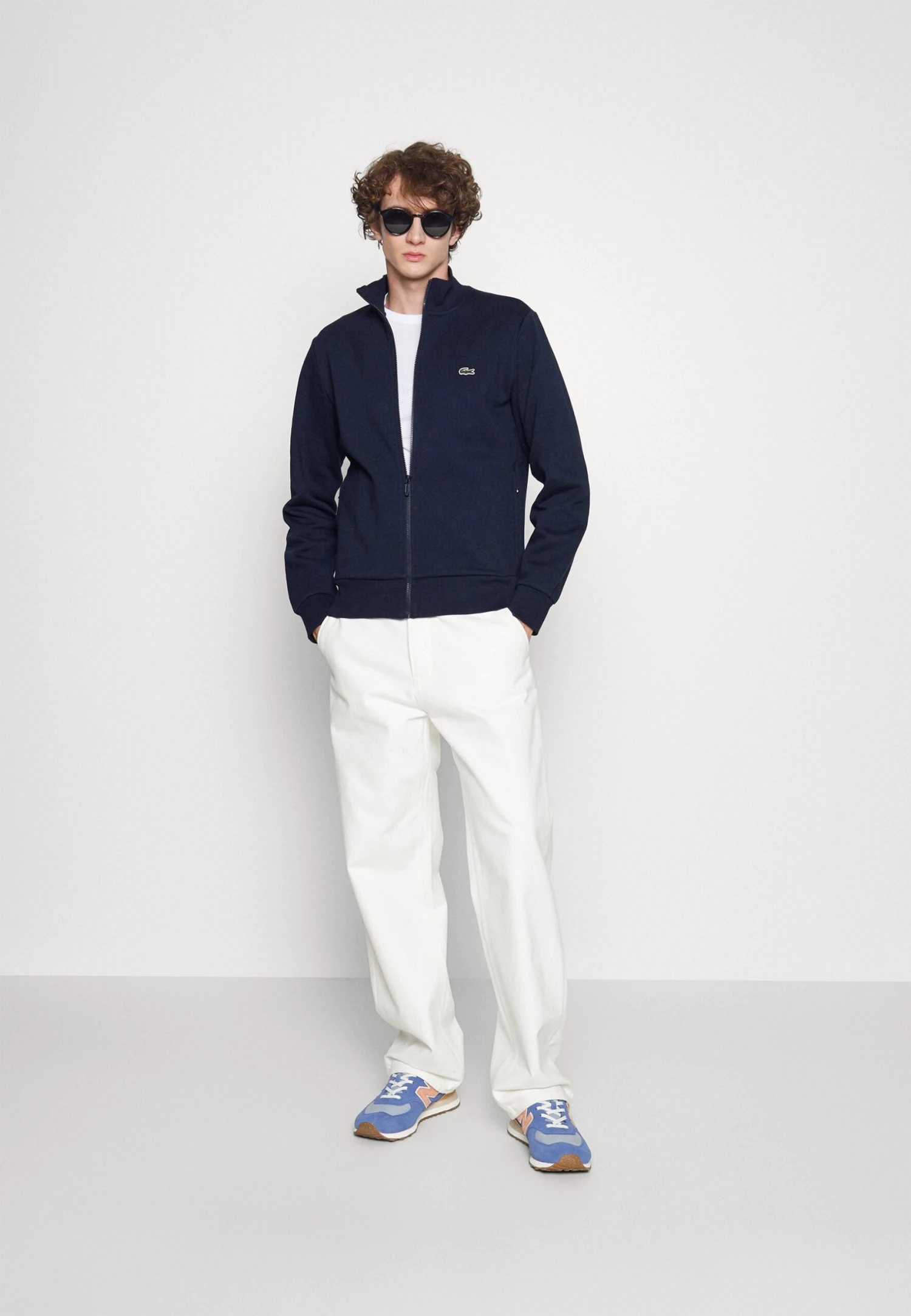 Lacoste Unisex - Sweat Zippé - Marine – Image 2