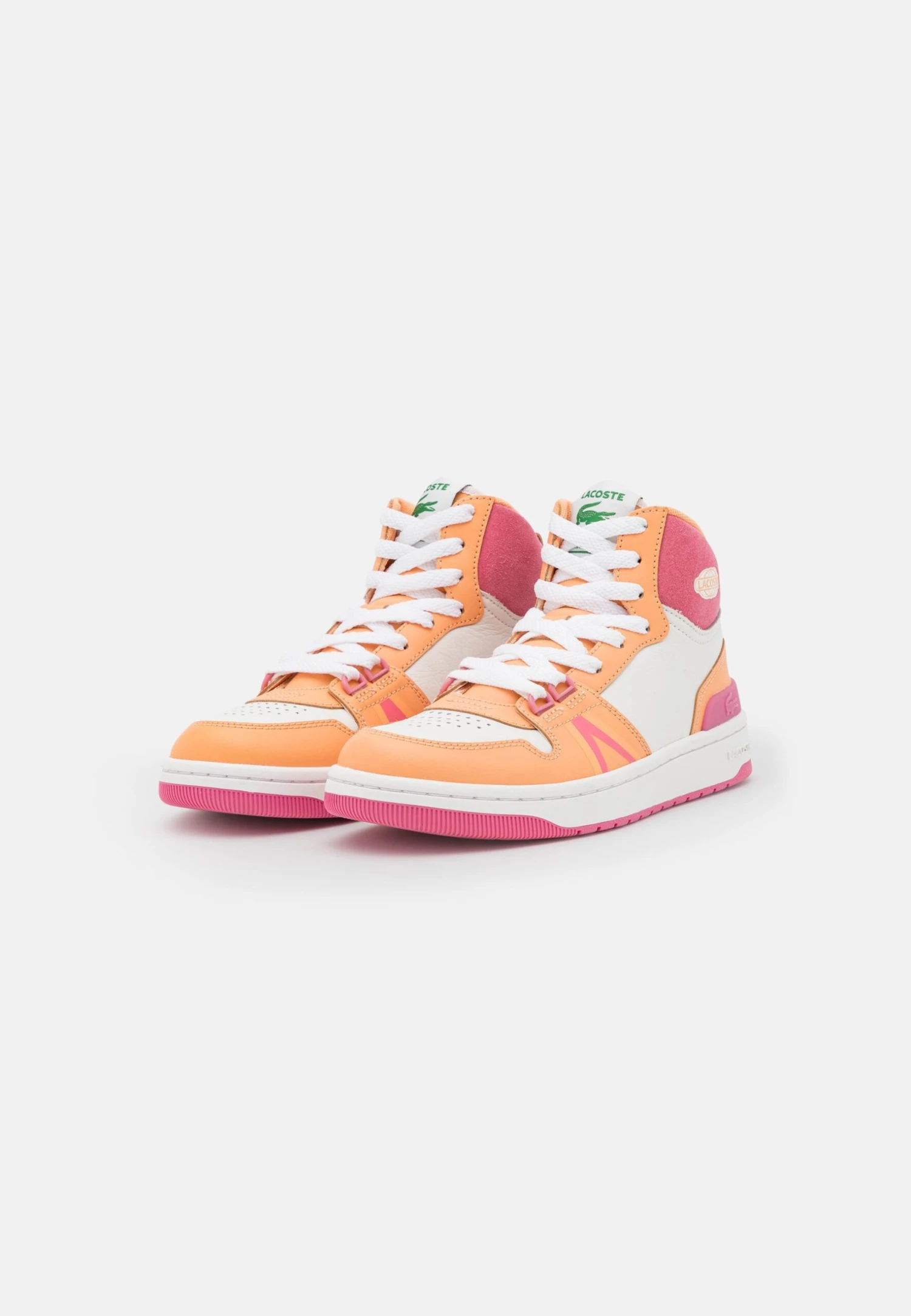 Lacoste Baskets Montantes - White/Light Orange – Image 3