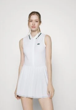 Lacoste Sport Tennis Dress Tour - Robe De Sport - White/Green