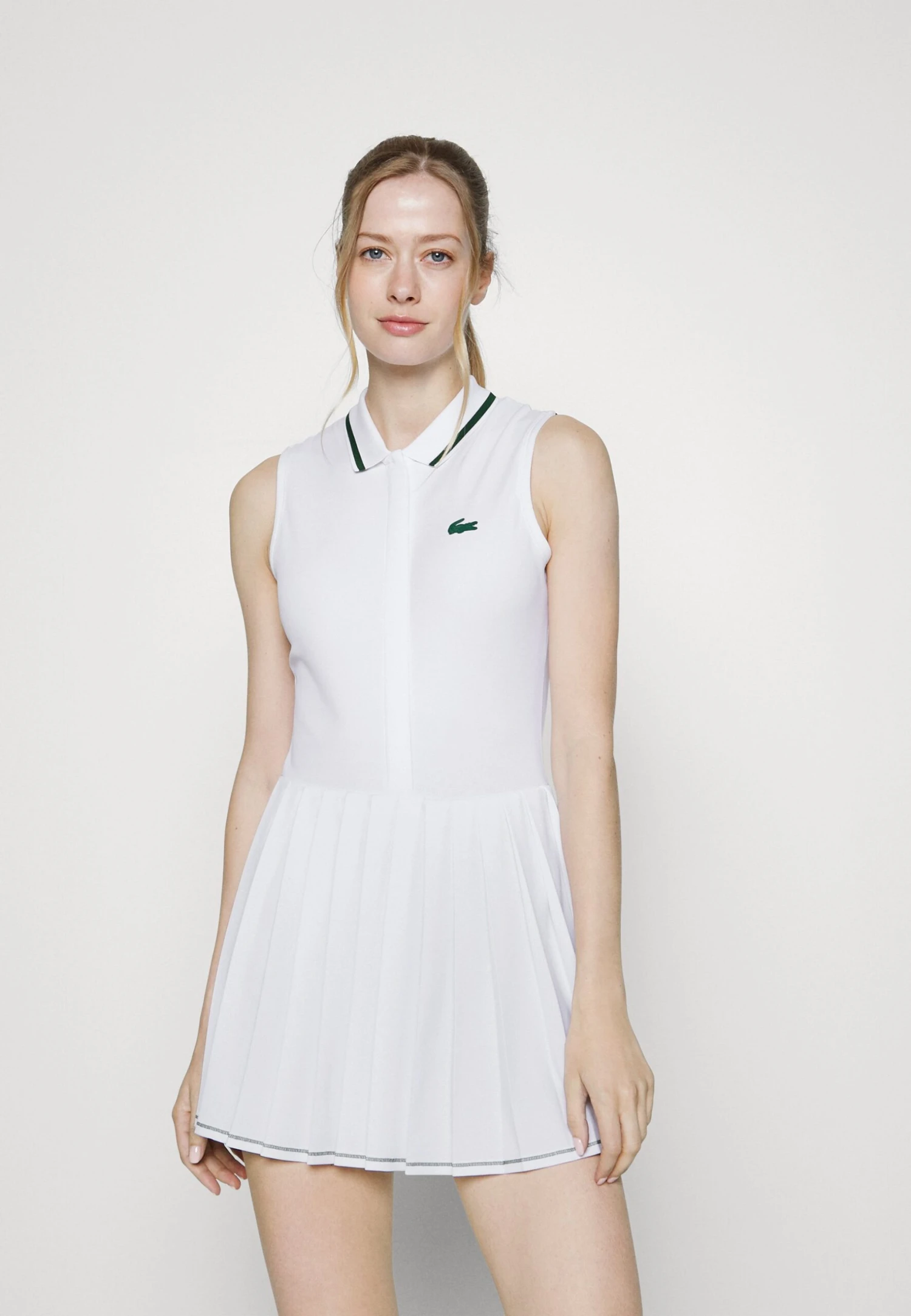 Lacoste Sport Tennis Dress Tour - Robe De Sport - White/Green