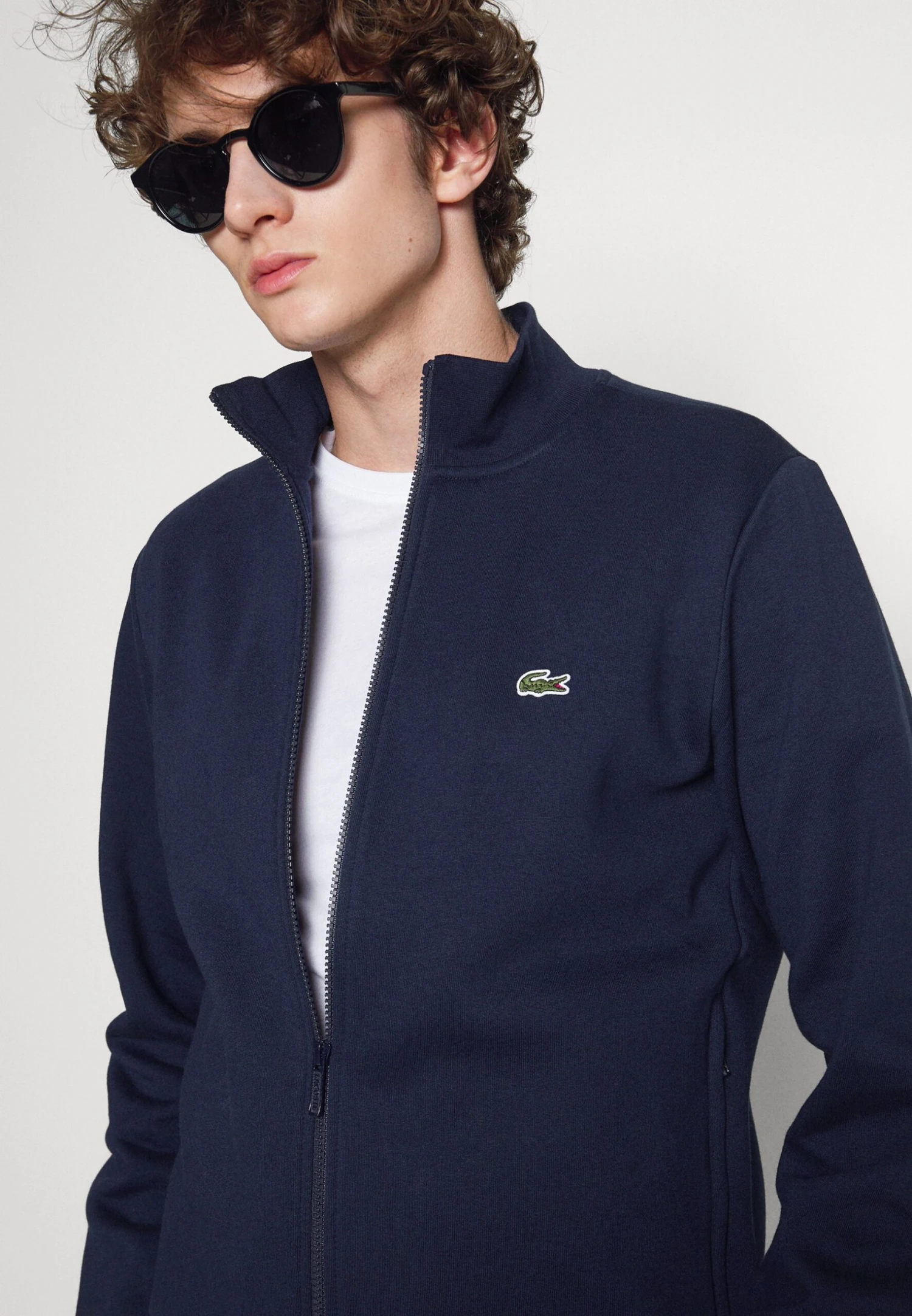 Lacoste Unisex - Sweat Zippé - Marine – Image 4