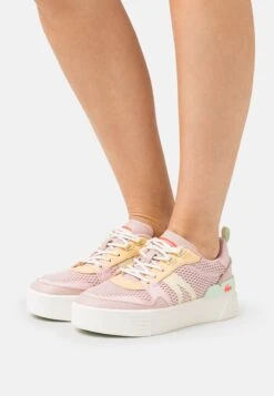 Lacoste Baskets Basses - Light Pink/Light Yellow