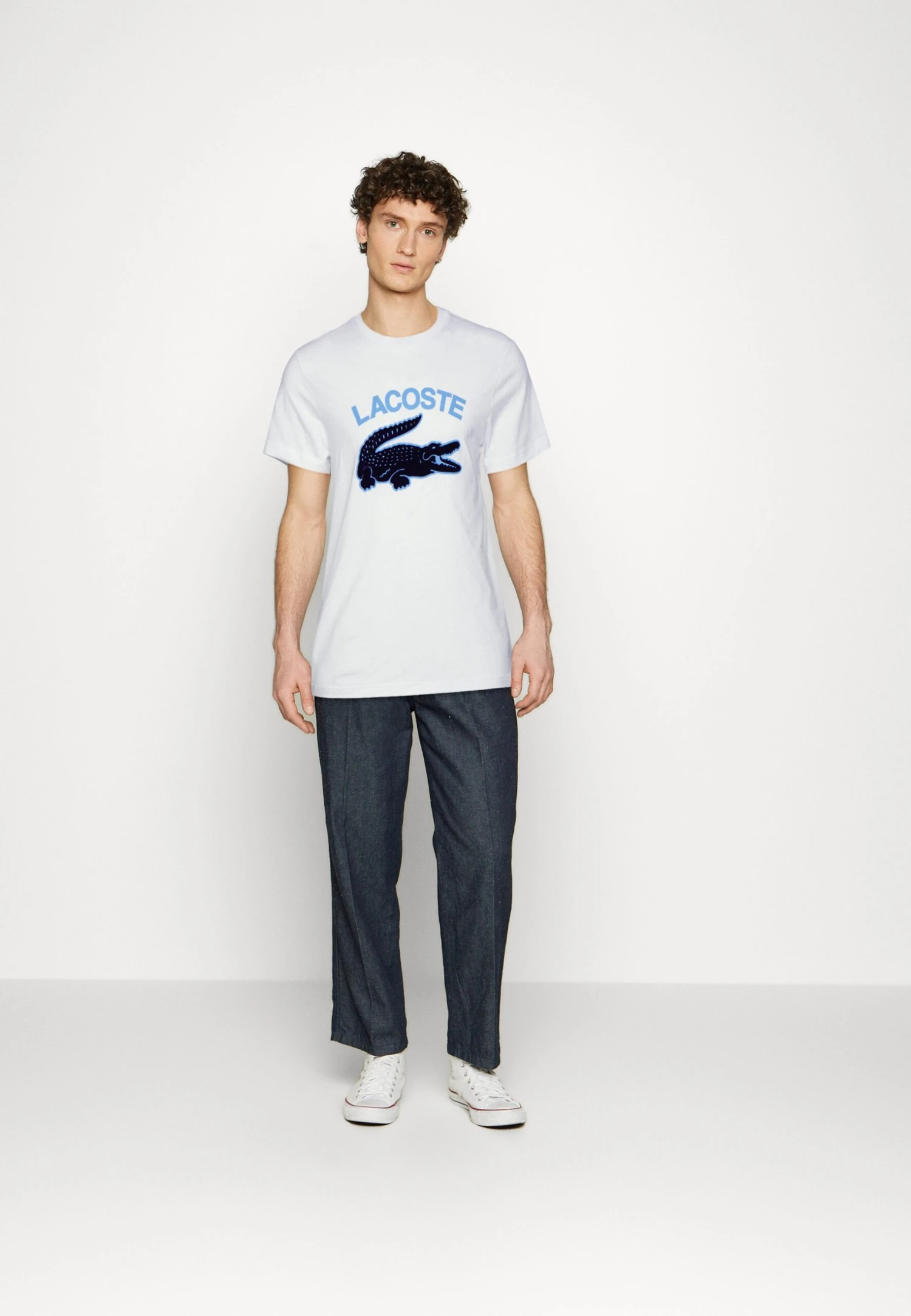 Lacoste T-Shirt Imprimé - Blanc – Image 2