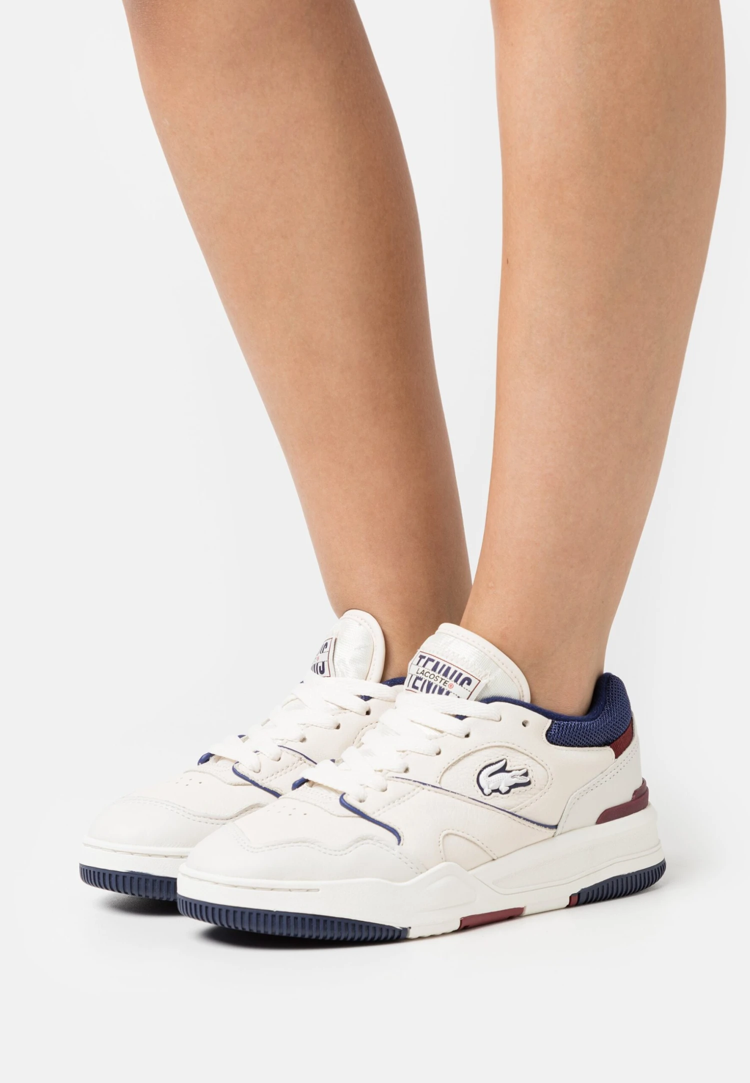 Lacoste Lineshot - Baskets Basses - Off White/Navy