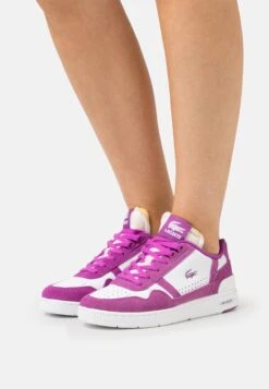 Lacoste T-Clip - Baskets Basses - White/Purple