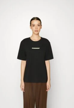Lacoste Logo T Shirt - T-Shirt Basique - Black