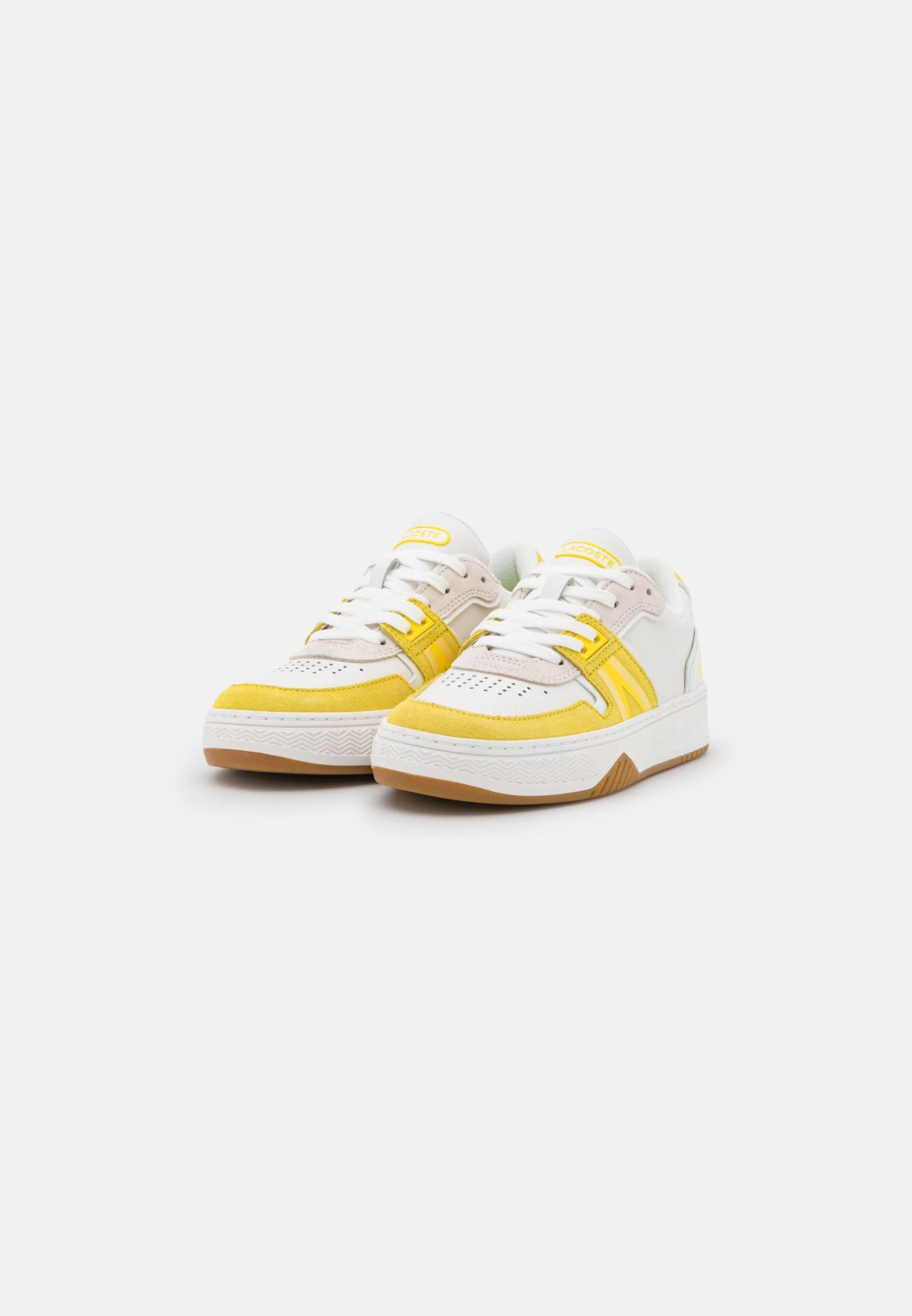 Lacoste Baskets Basses - White/Yellow – Image 3
