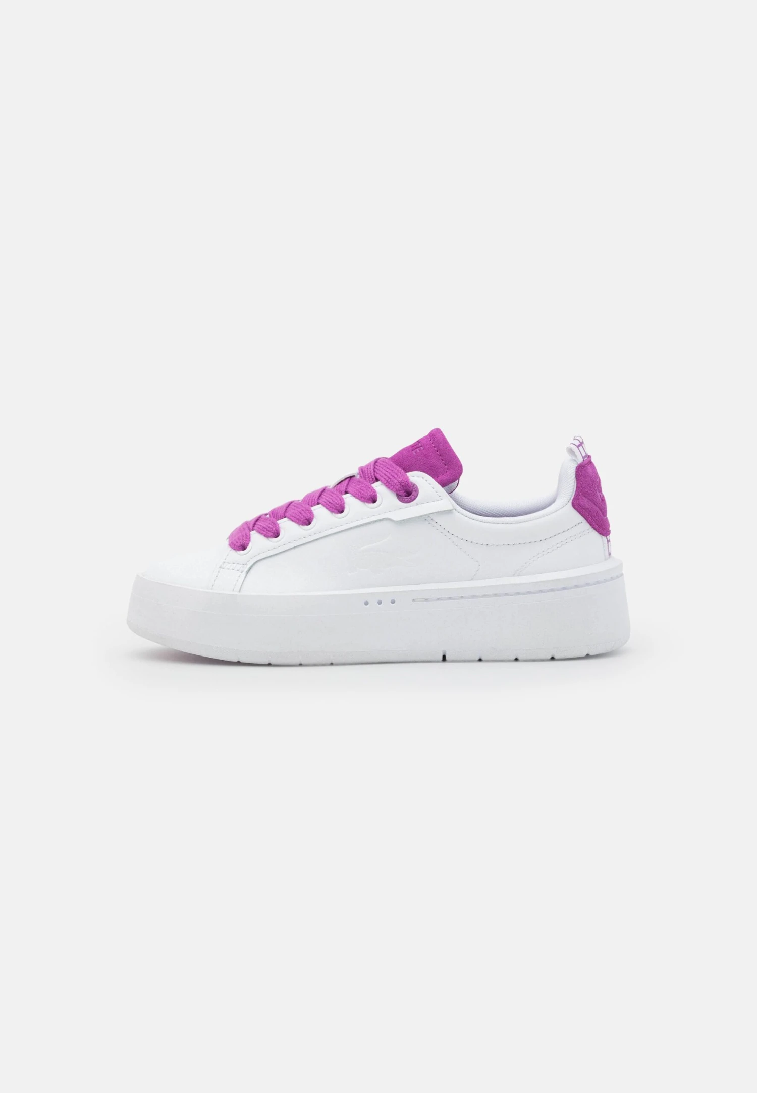 Lacoste Carnaby Plat - Baskets Basses - White/Purple – Image 2