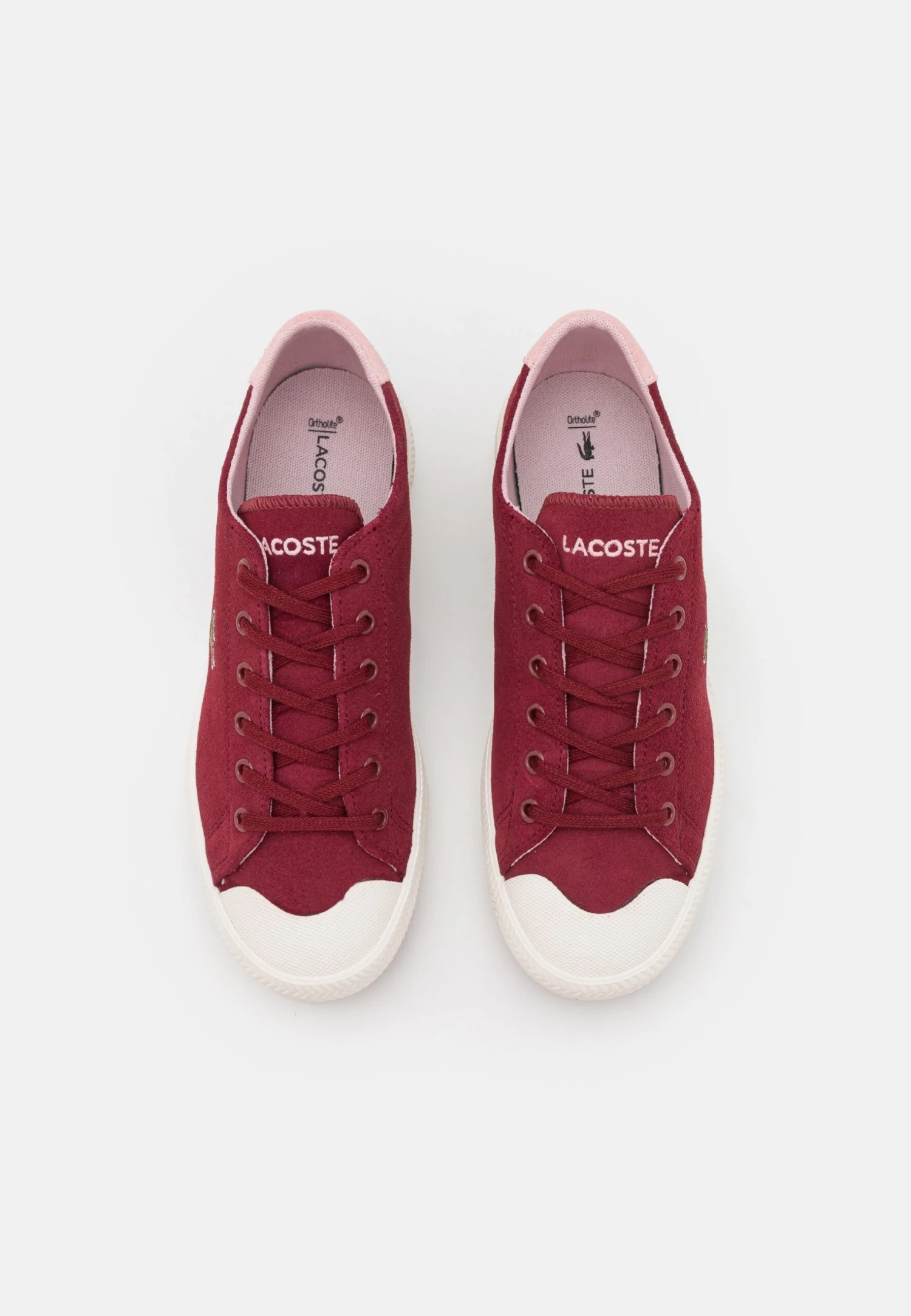 Lacoste Gripshot - Baskets Basses - Burgundy/White – Image 6