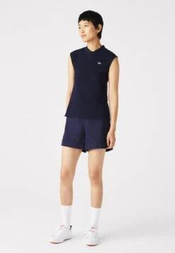 Lacoste Sport Sleeveless Golf - Polo - Navy Blue Navy Blue