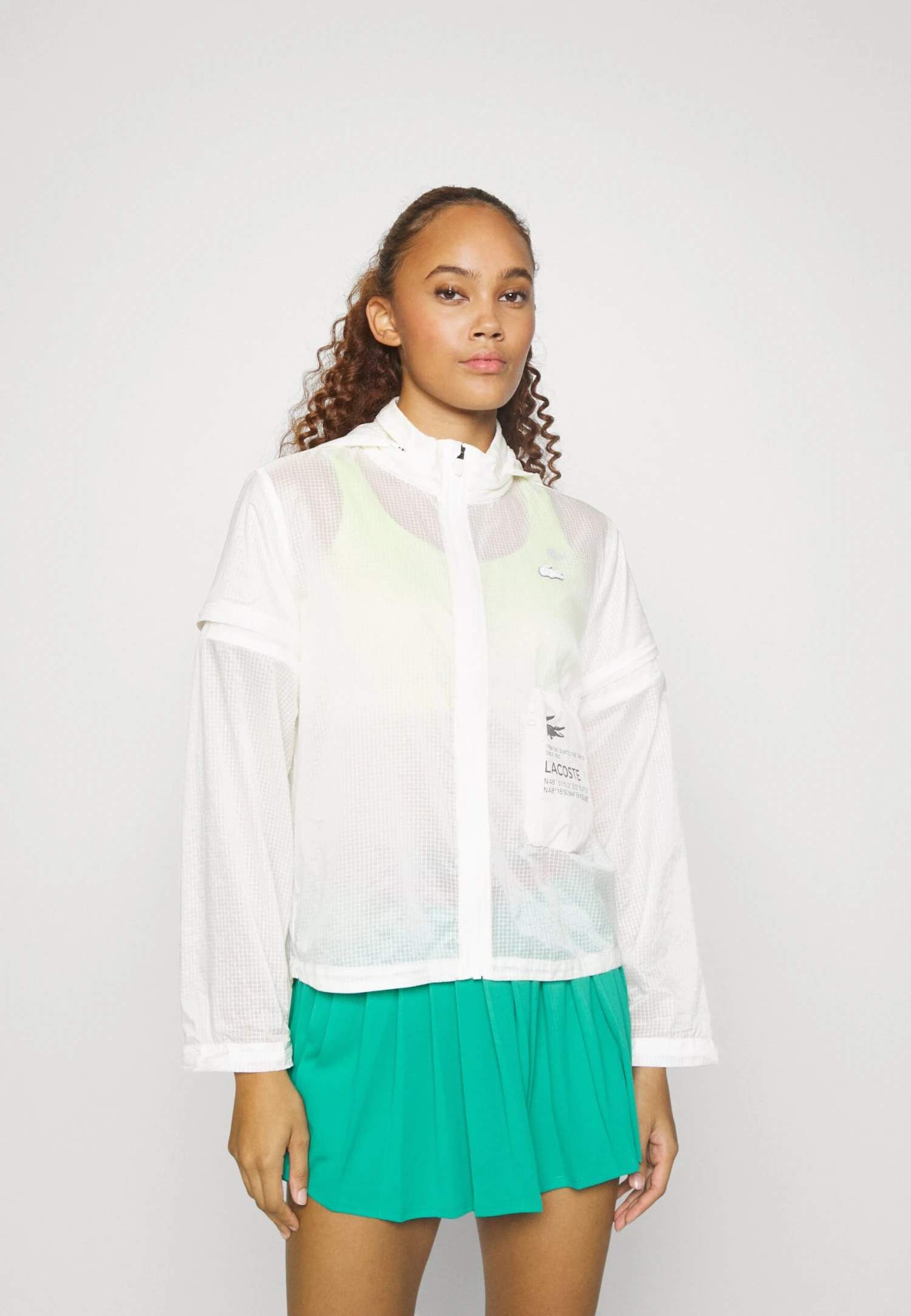 Lacoste Sport Jacket Active - Veste De Survêtement - Flour