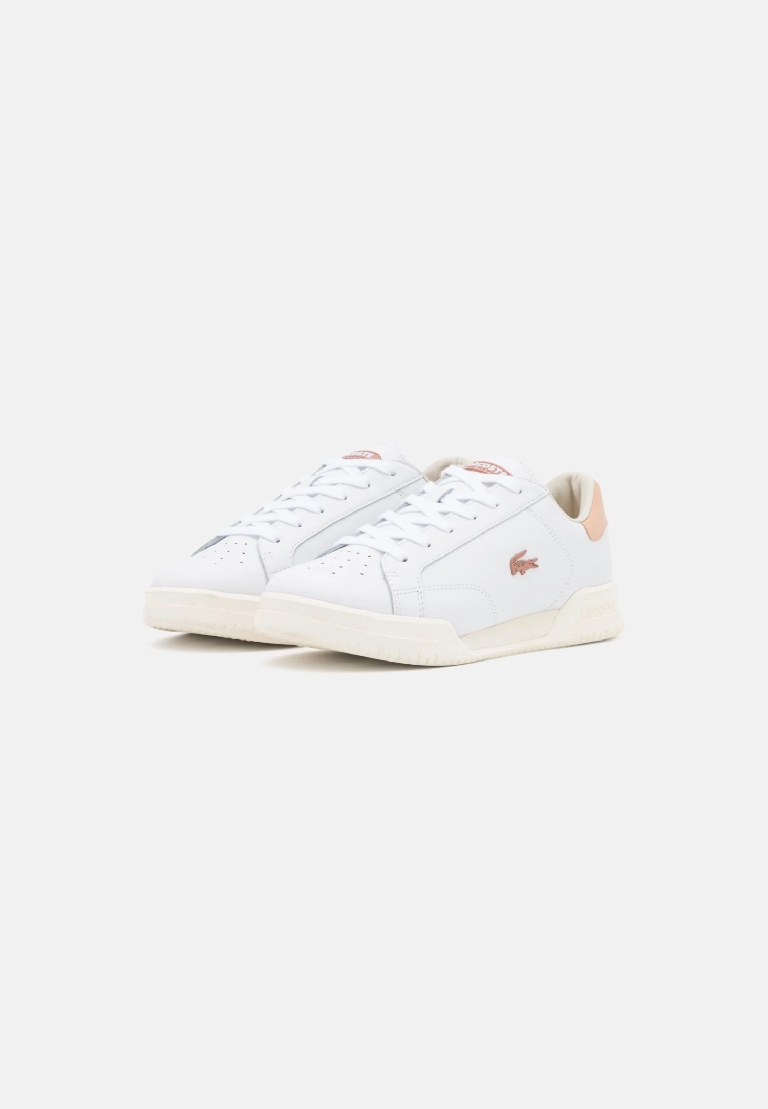 Lacoste Twin Serve - Baskets Basses - White/Light Pink – Image 3