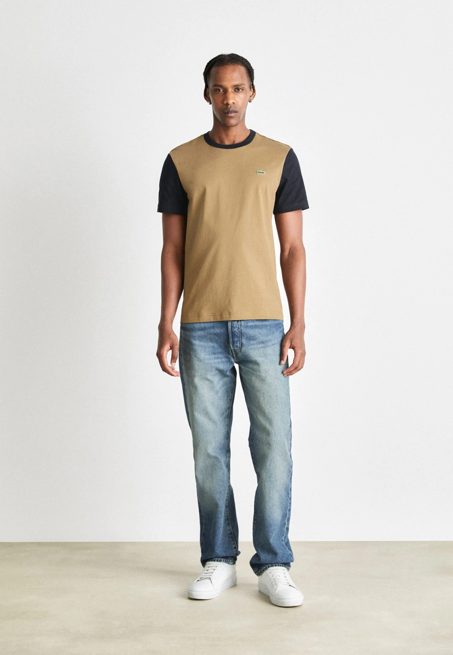 Lacoste Unisex - T-Shirt Imprimé - Cookie/Abysm – Image 2