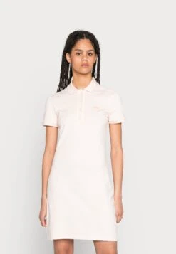 Lacoste Robe En Jersey - Flesh