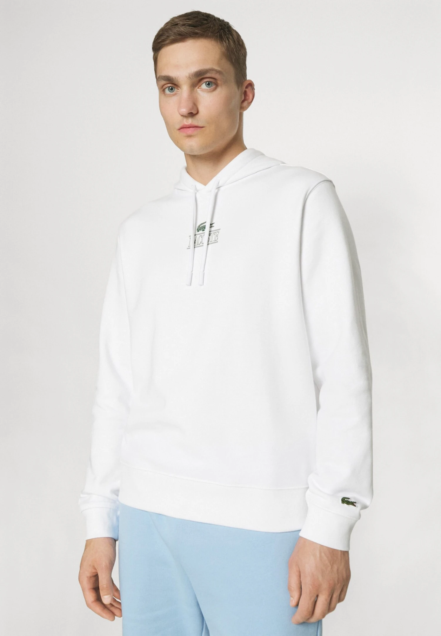 Lacoste Unisex - Sweat À Capuche - White – Image 6