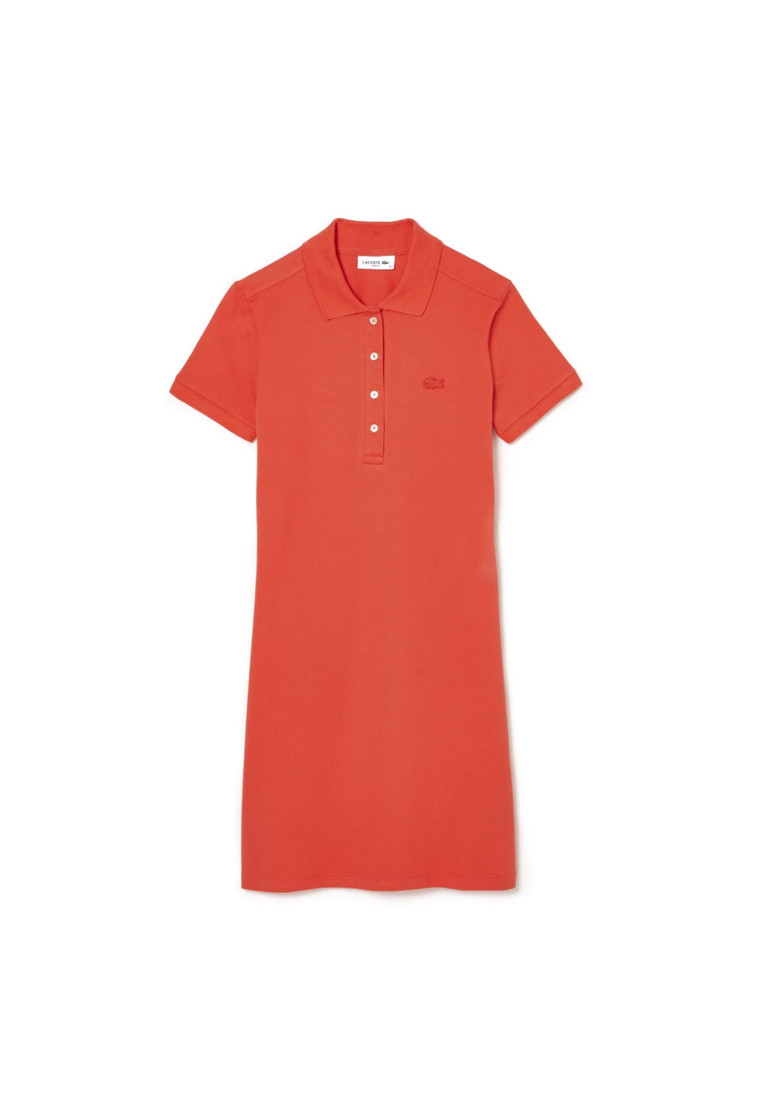 Lacoste Robe Chemise - Orange – Image 5