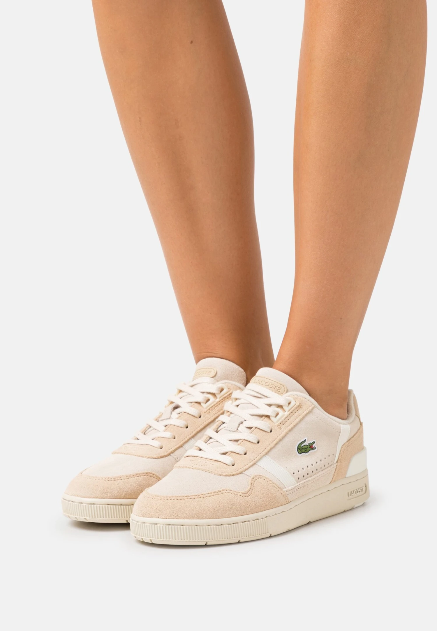 Lacoste T-Clip - Baskets Basses - Natural/Off White