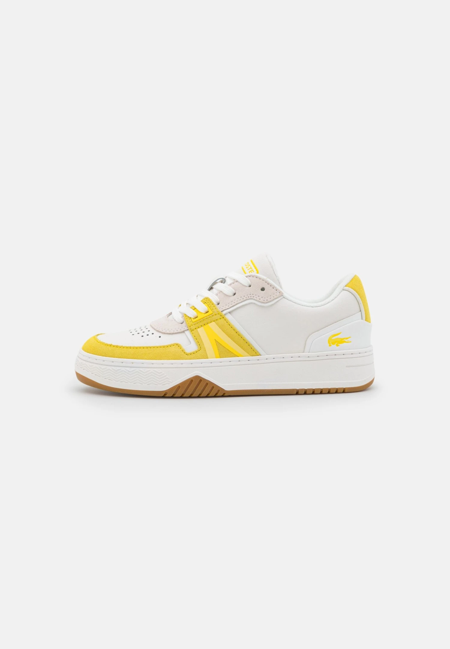 Lacoste Baskets Basses - White/Yellow – Image 2