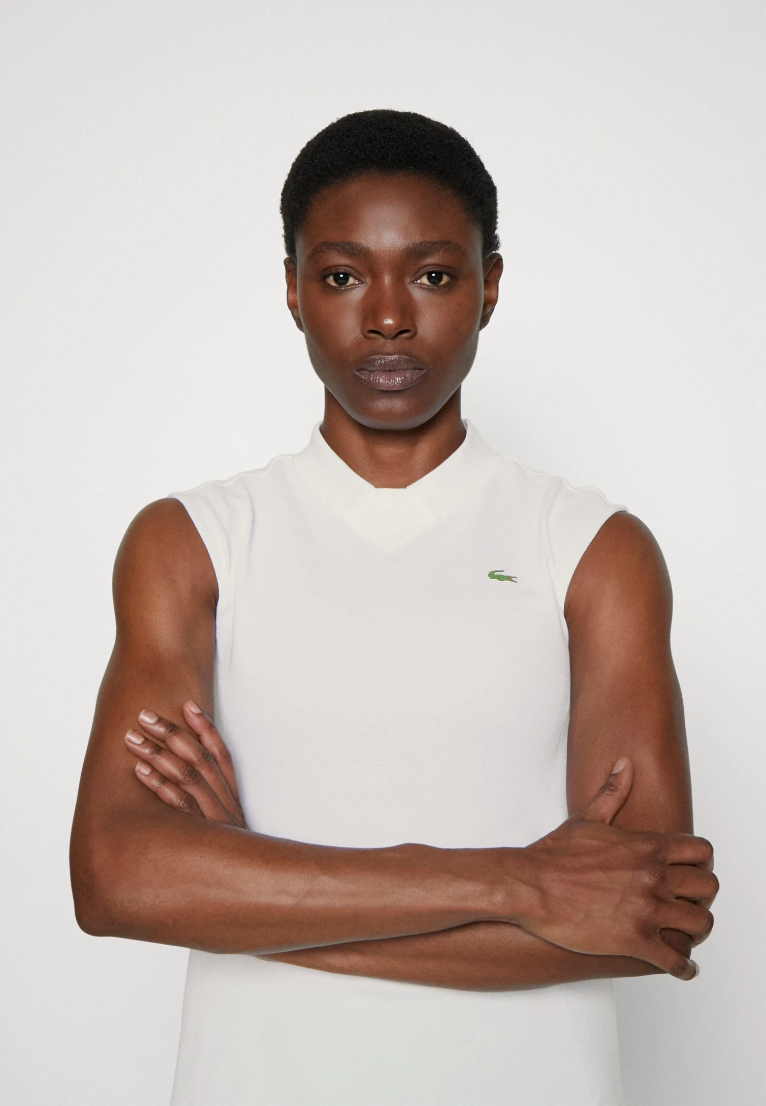 Lacoste Sport Sleeveless Golf - Polo - Blanc – Image 4