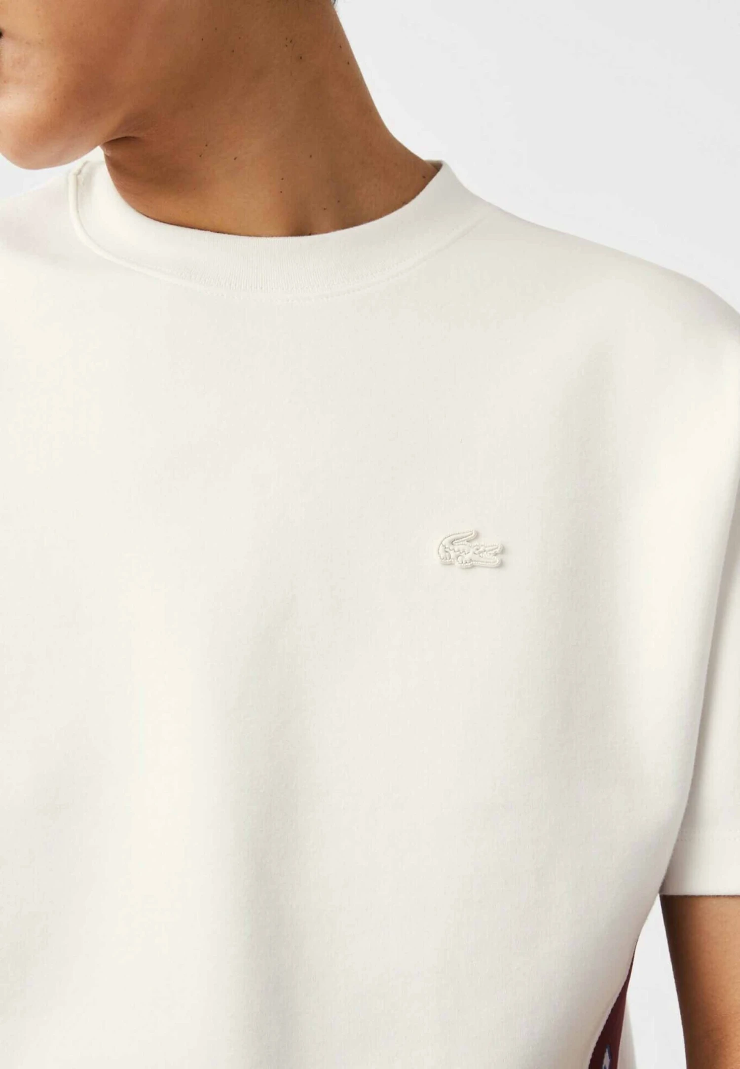 Lacoste T-Shirt Imprimé - Blanc – Image 4