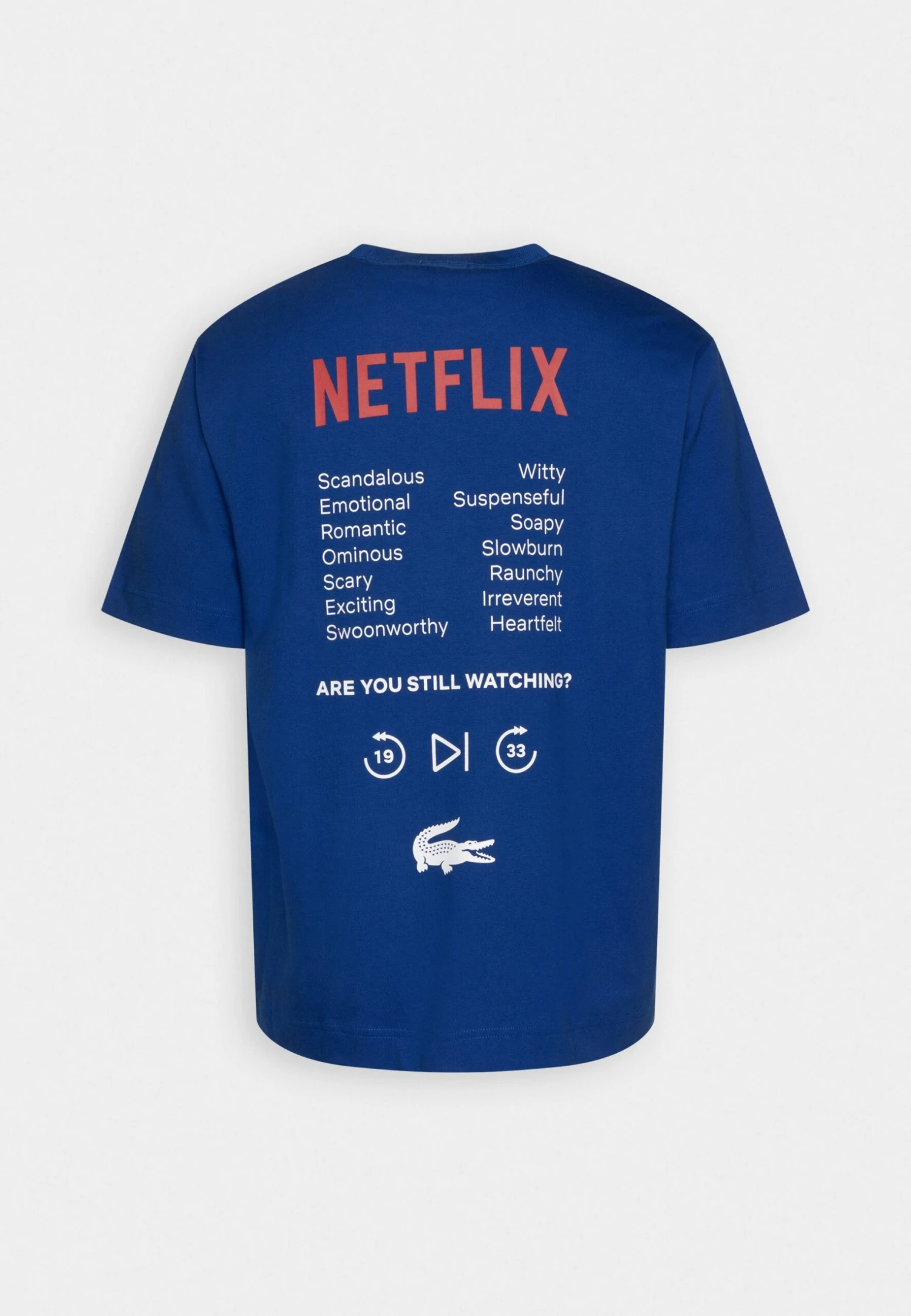 Lacoste X Netflix Unisex - T-Shirt Imprimé - Cobalt – Image 6