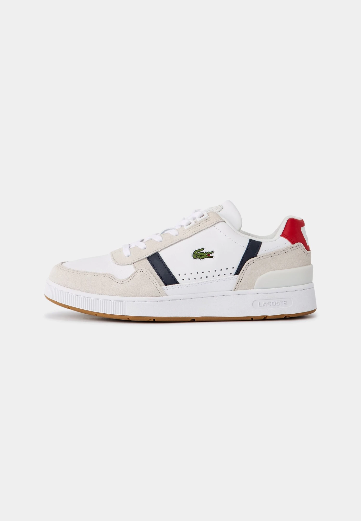Lacoste T-Clip 0120 2 Sfa - Baskets Basses - Wht/Nvy/Red – Image 2