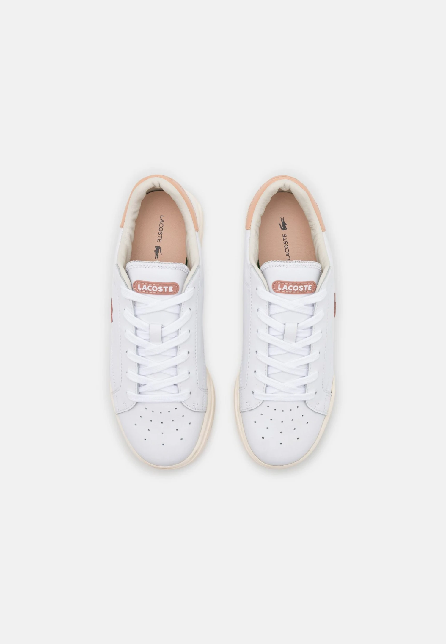 Lacoste Twin Serve - Baskets Basses - White/Light Pink – Image 6