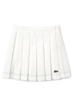 Lacoste Jf6414_70V - Jupe Plissée - Flour