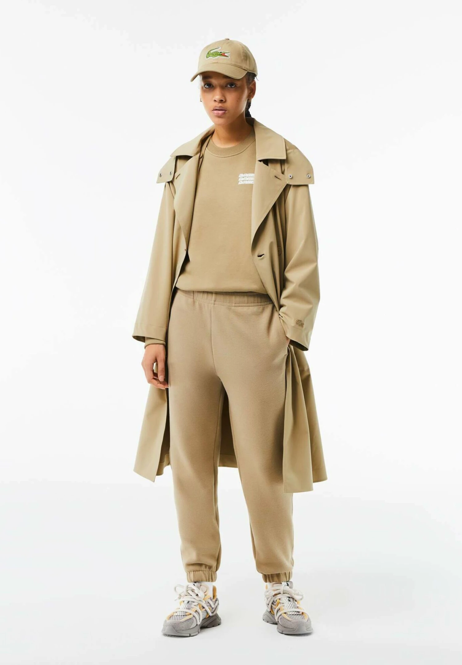 Lacoste Pantalon De SurvĂȘtement - Beige â Image 2