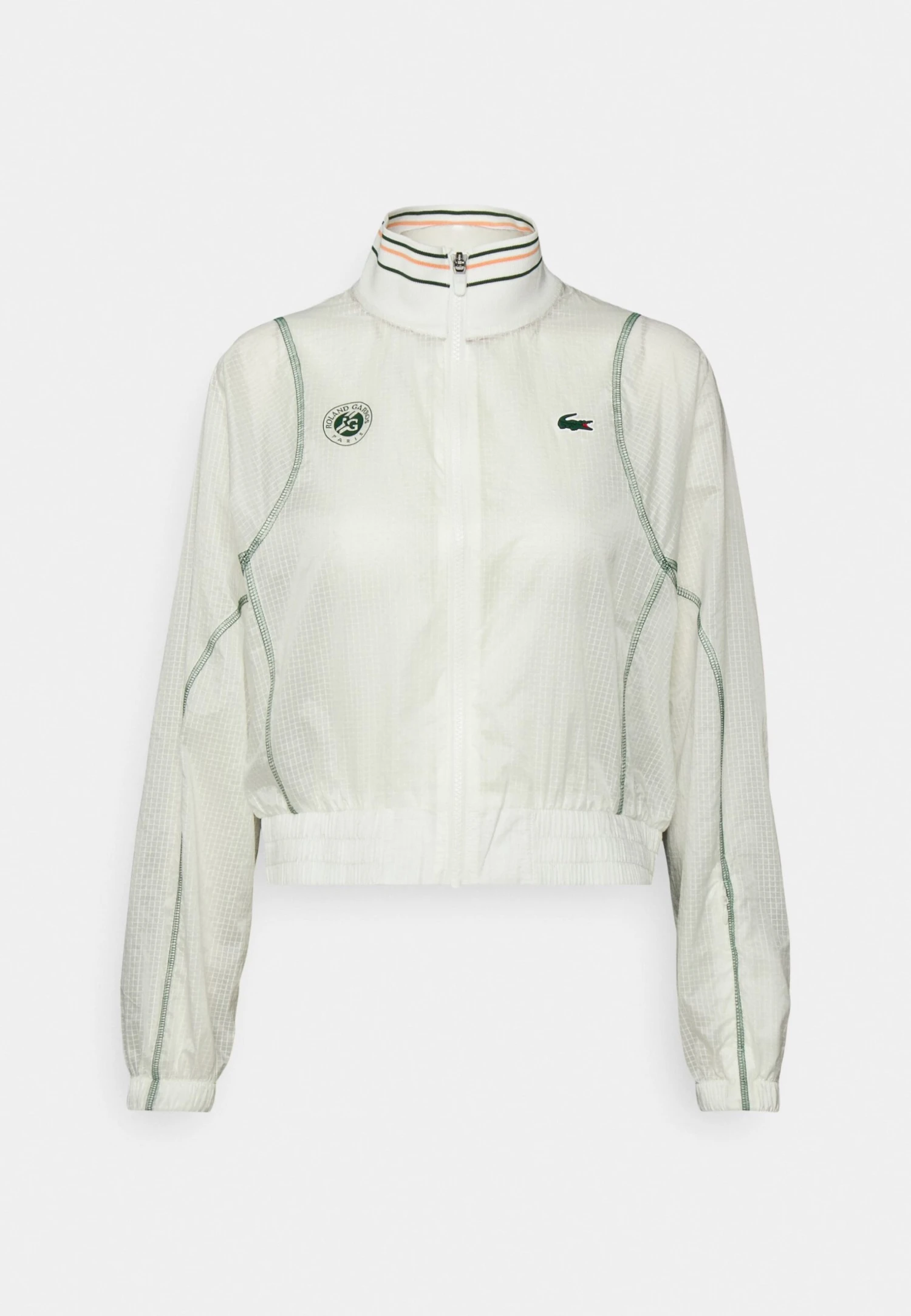 Lacoste Sport Tennis Jacket - Veste Imperméable - Flour/Green – Image 4