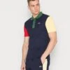 Lacoste Unisex - Polo - Marine/Rouge/Jaune/Vert