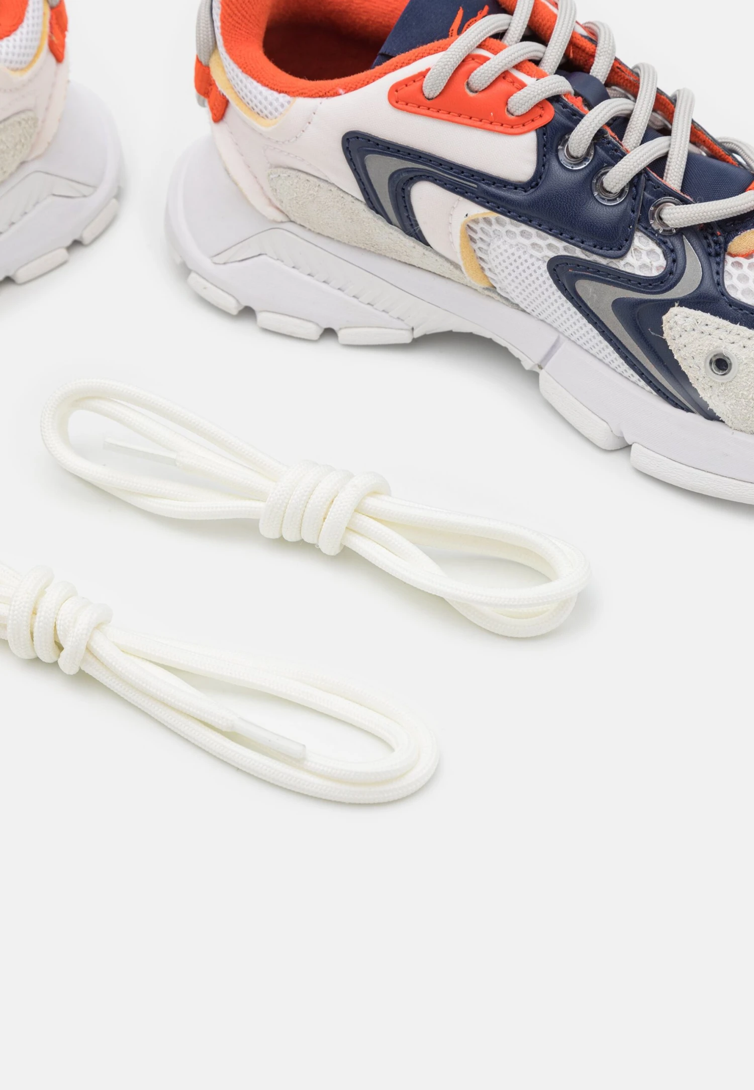 Lacoste Baskets Basses - White/Orange – Image 6