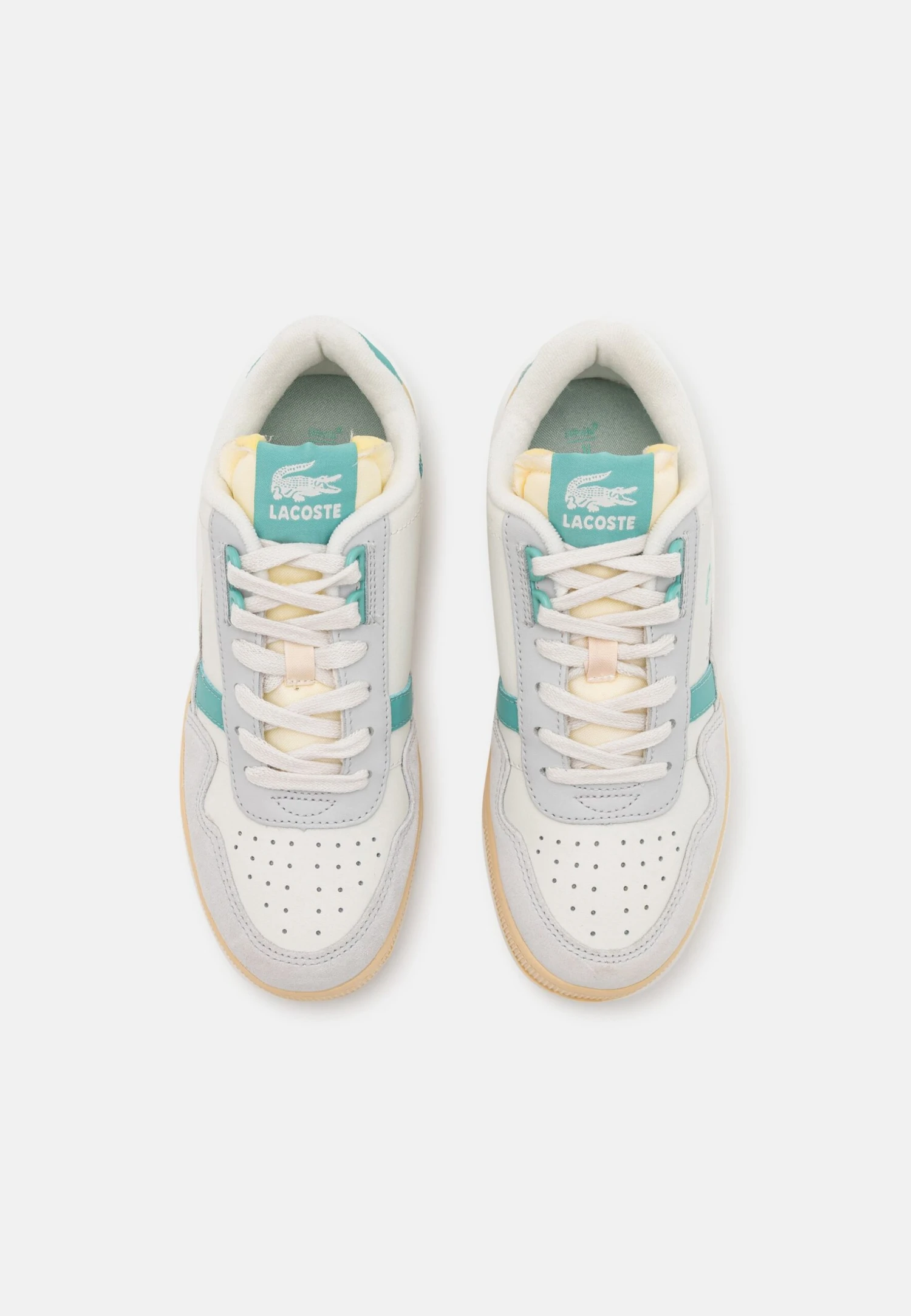 Lacoste T-Clip - Baskets Basses - Off White/Light Grey – Image 6