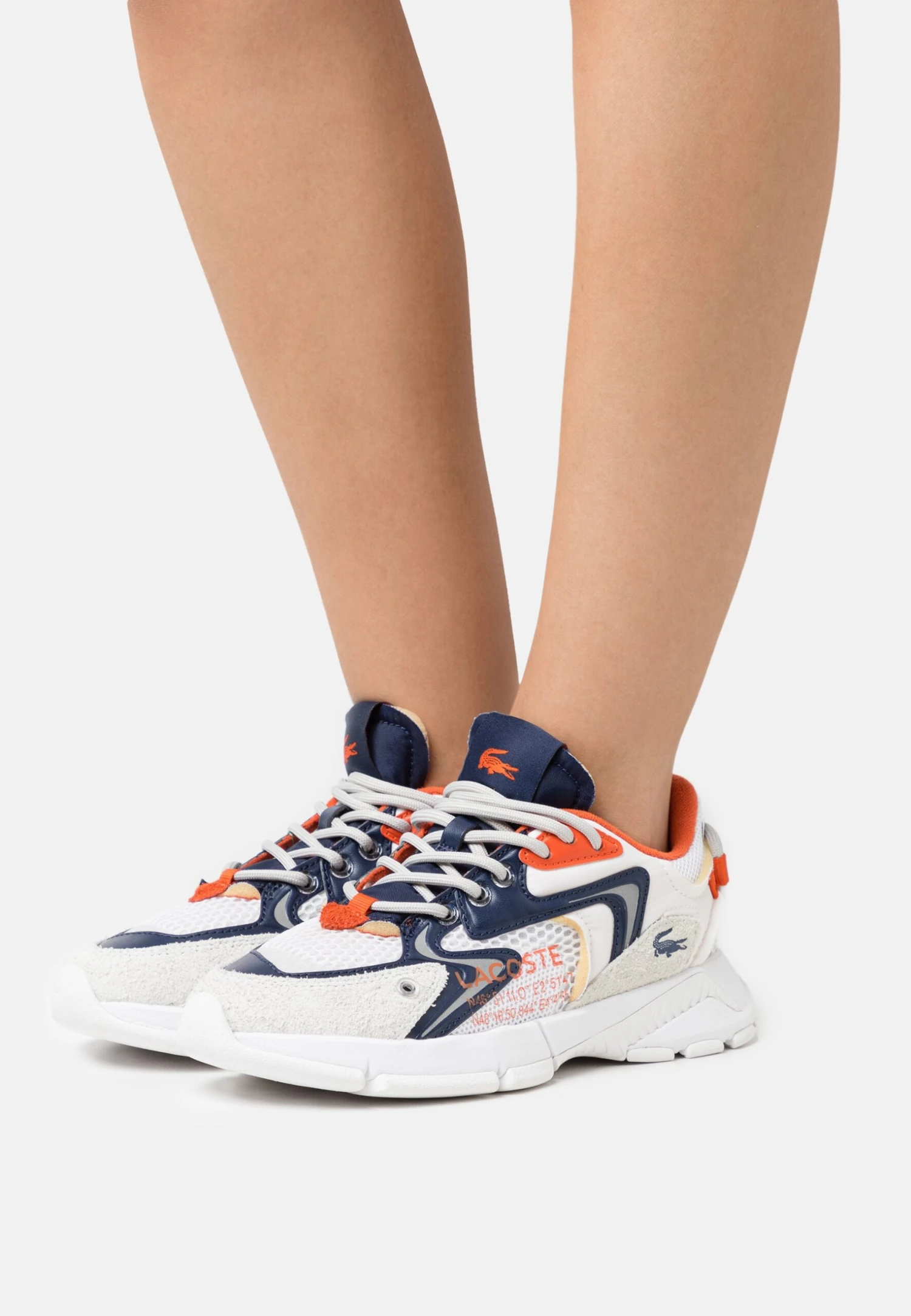 Lacoste Baskets Basses - White/Orange