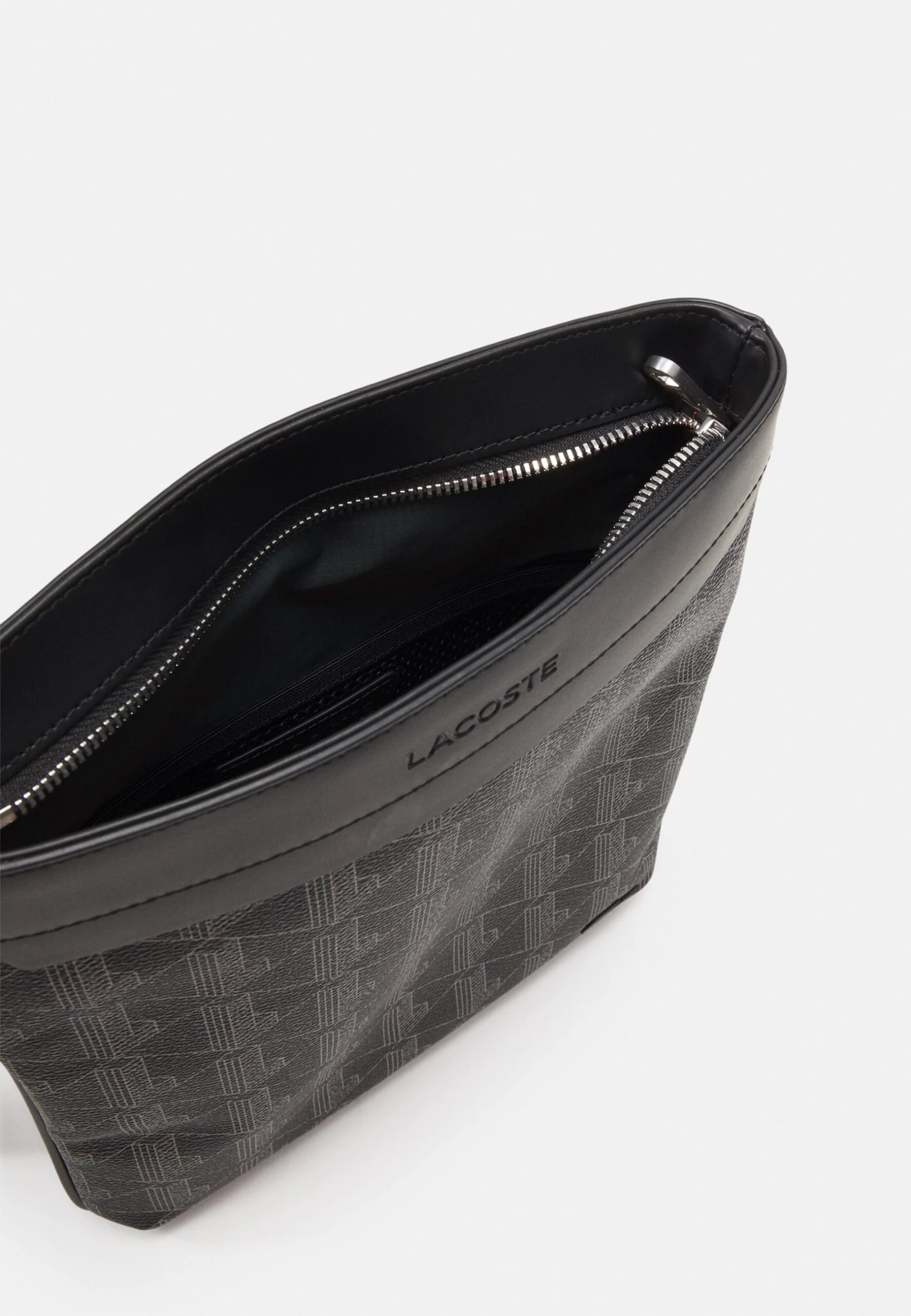 Lacoste The Blend - Sac Bandoulière - Monogram Noir Gris – Image 3