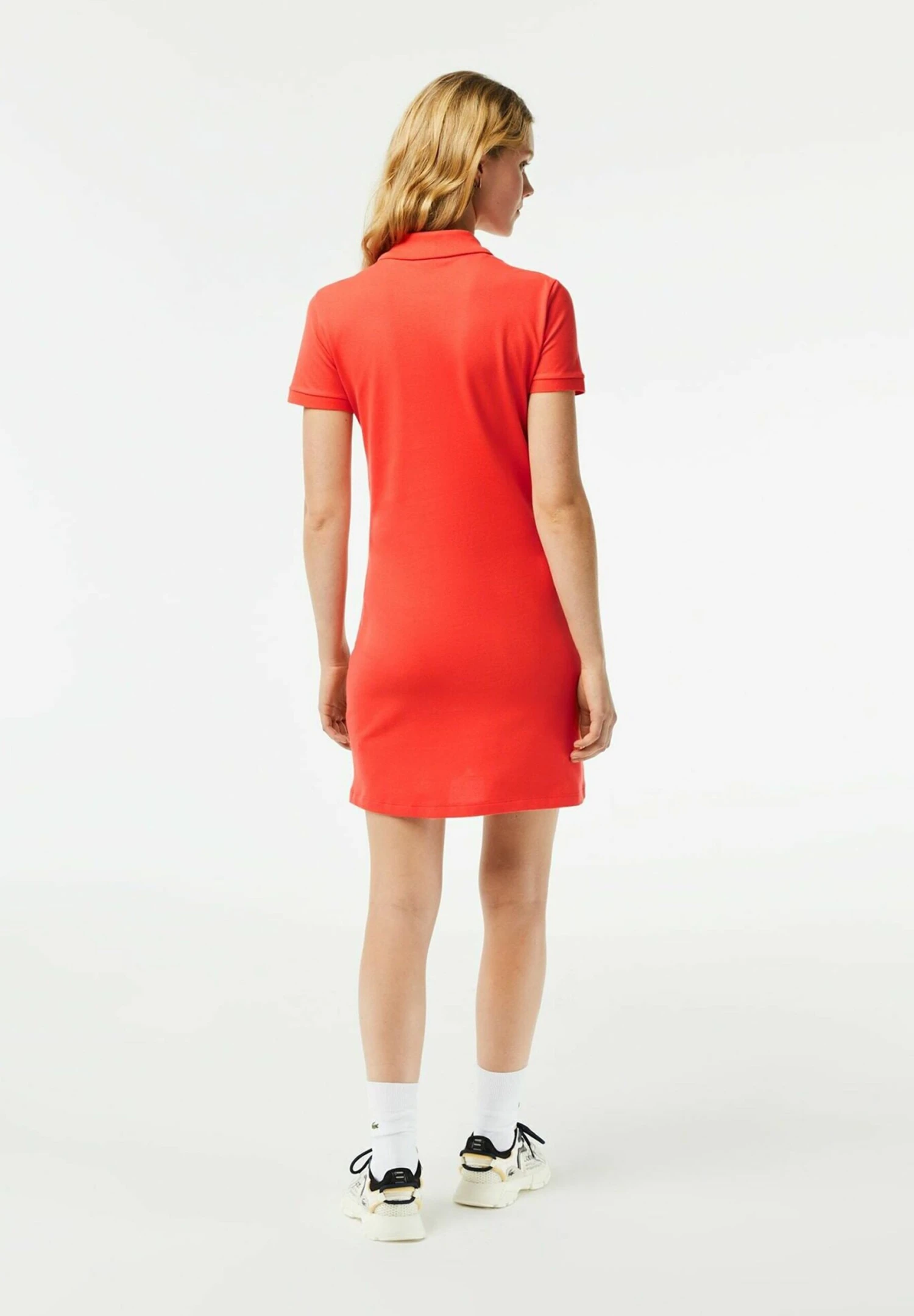 Lacoste Robe Chemise - Orange – Image 3