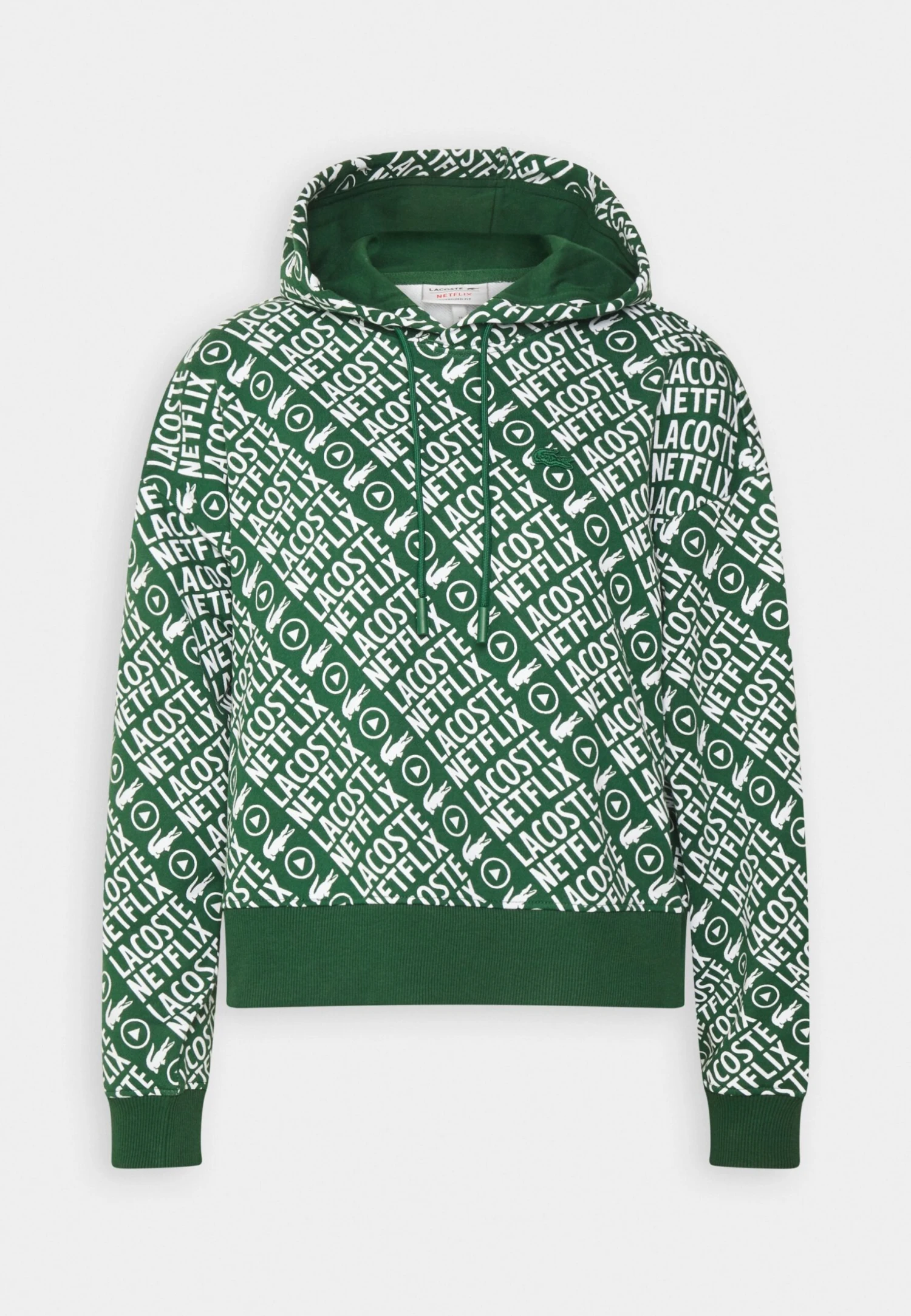 Lacoste X Netflix - Sweat À Capuche - Green/White – Image 4
