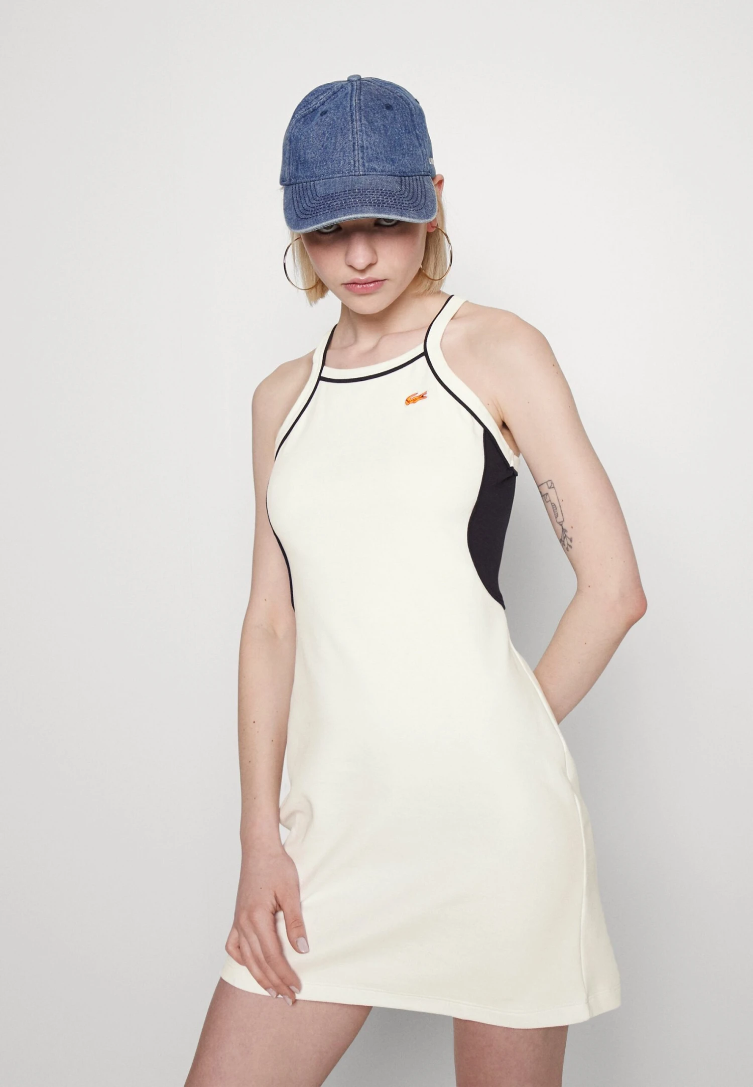 Lacoste Ef 70V - Robe En Jersey - Flour – Image 4