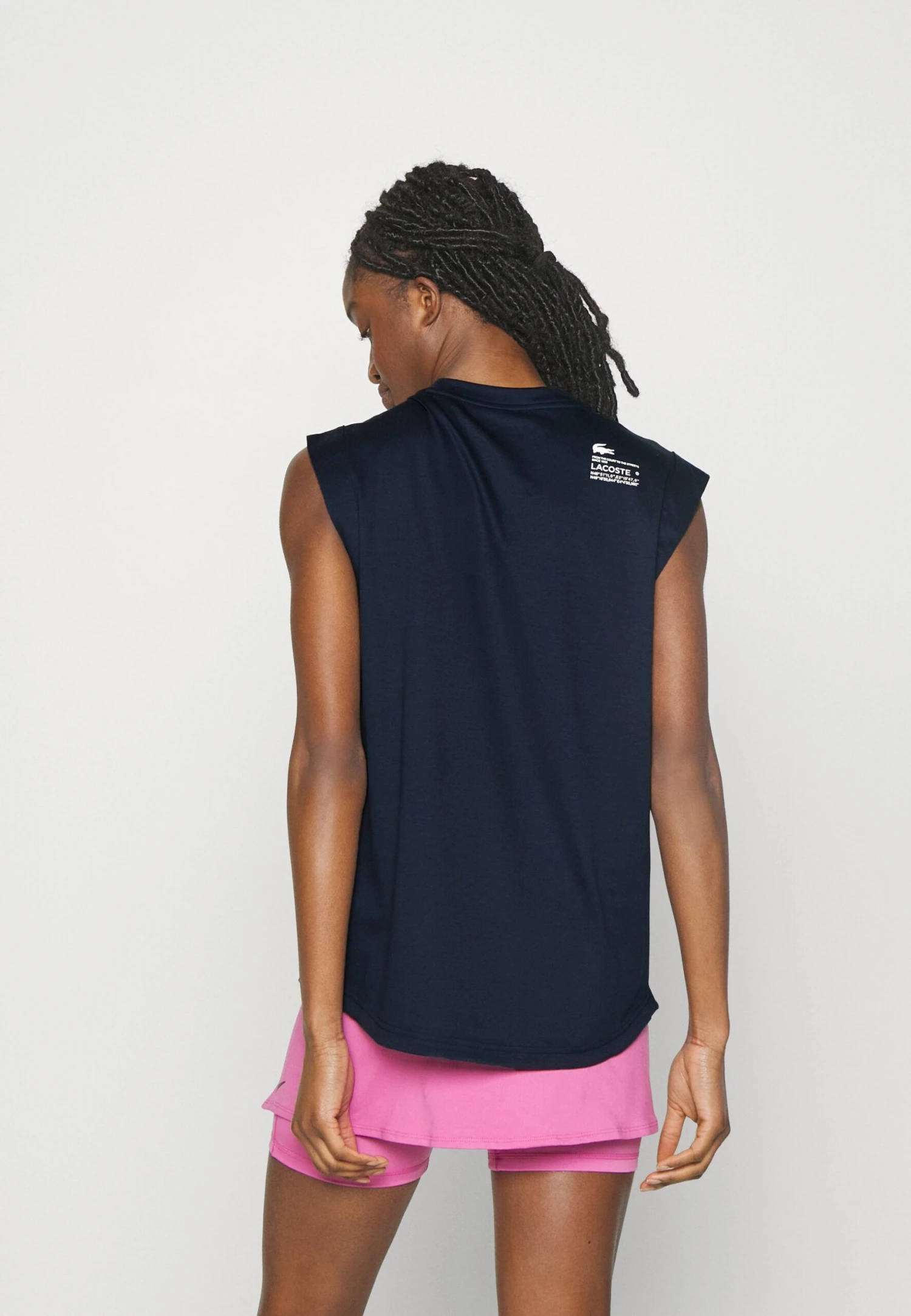 Lacoste Sport Tank Active - T-Shirt Imprimé - Bleu Marine – Image 3